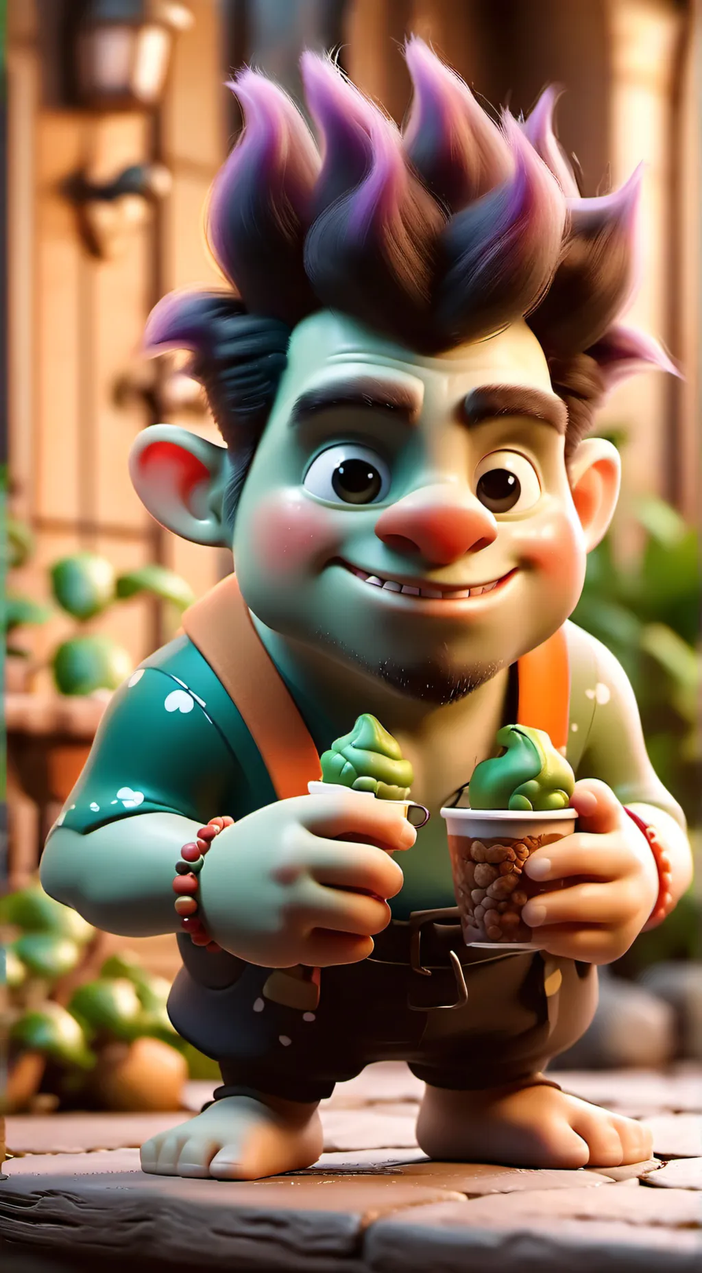 ai character: little tim bob background