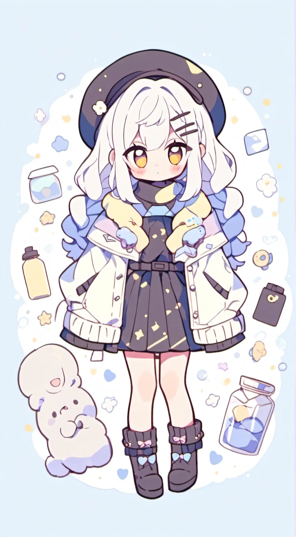 ai character: Melodie background