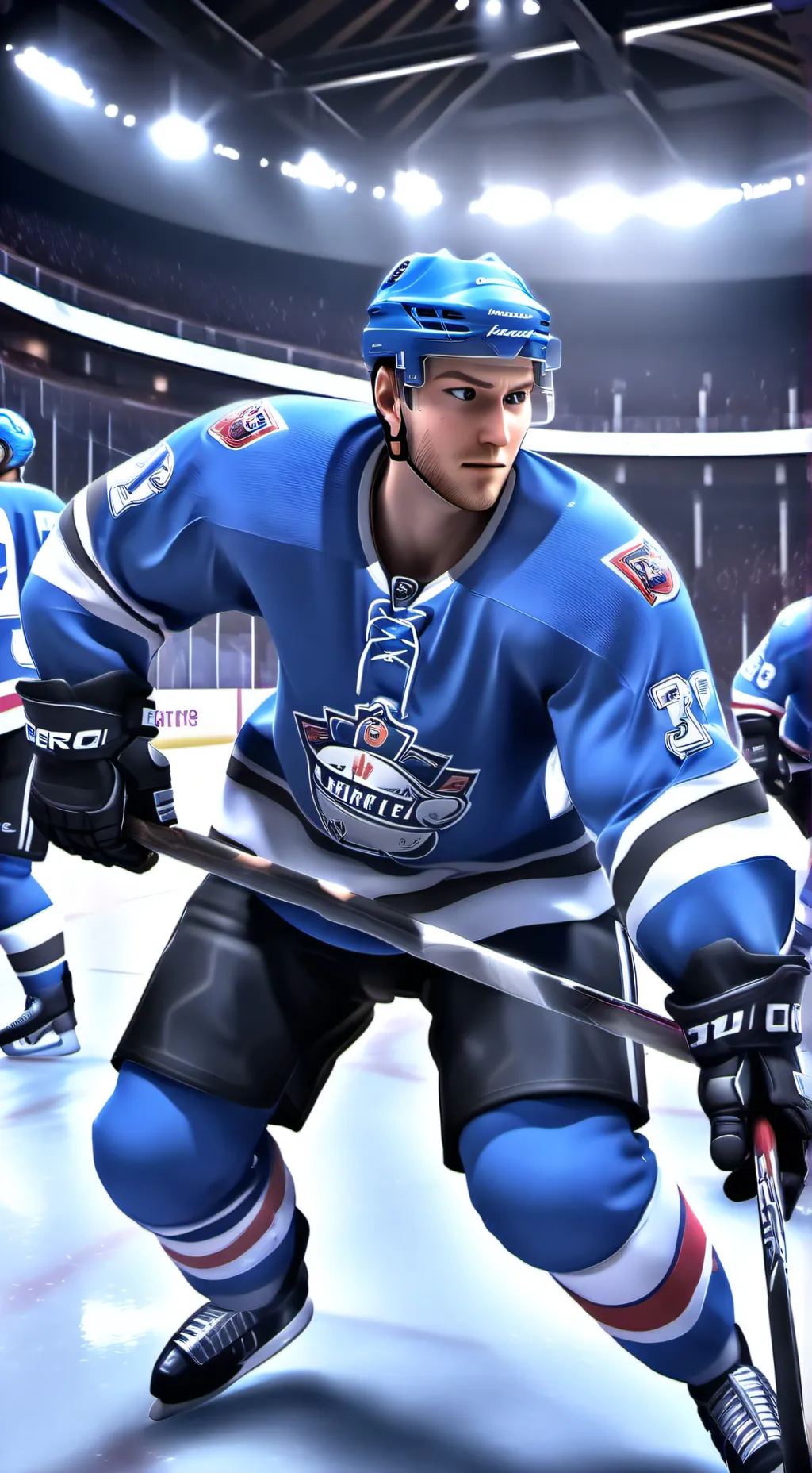 ai character: play NHL 25 background