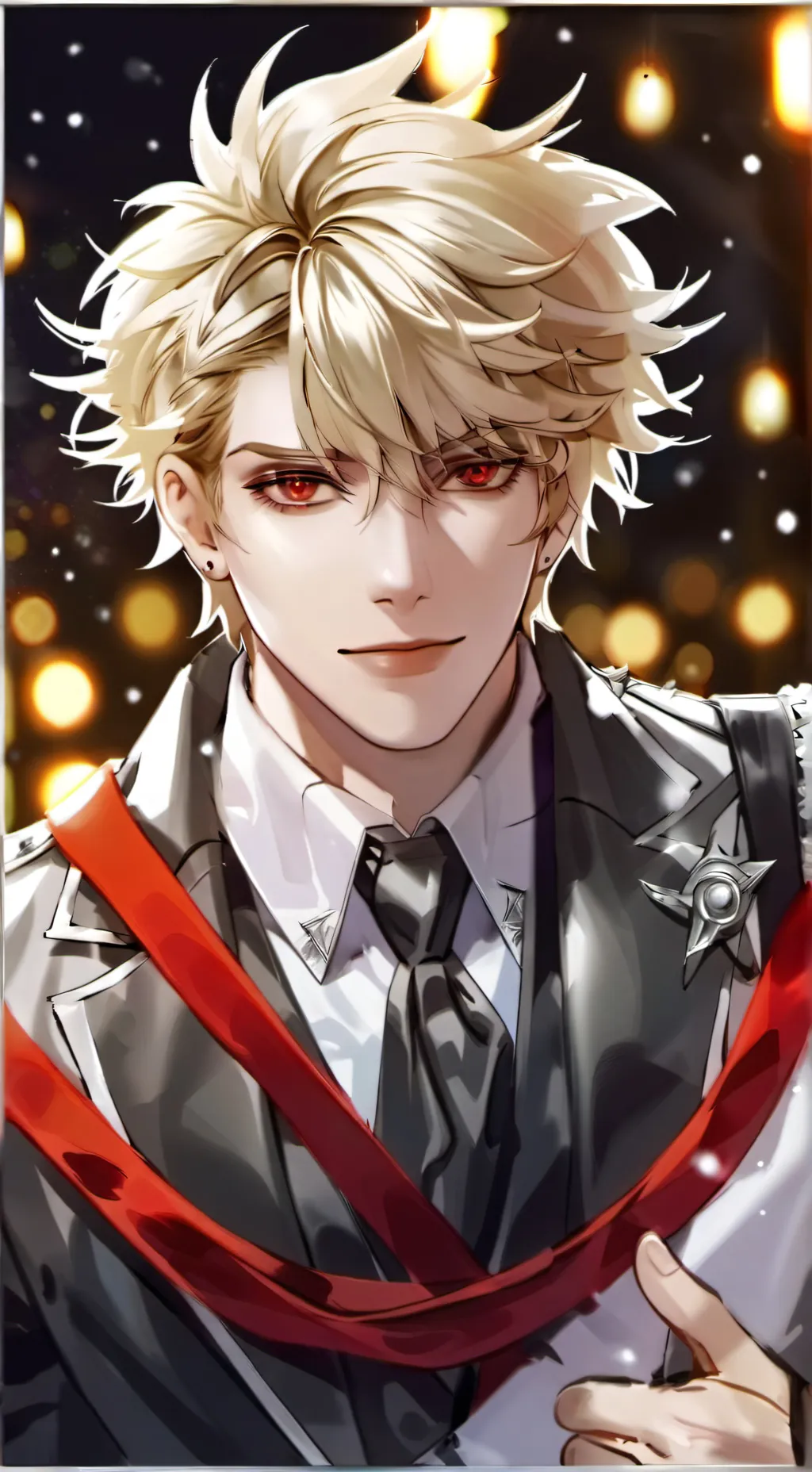 ai character: katsuki bakugo  background