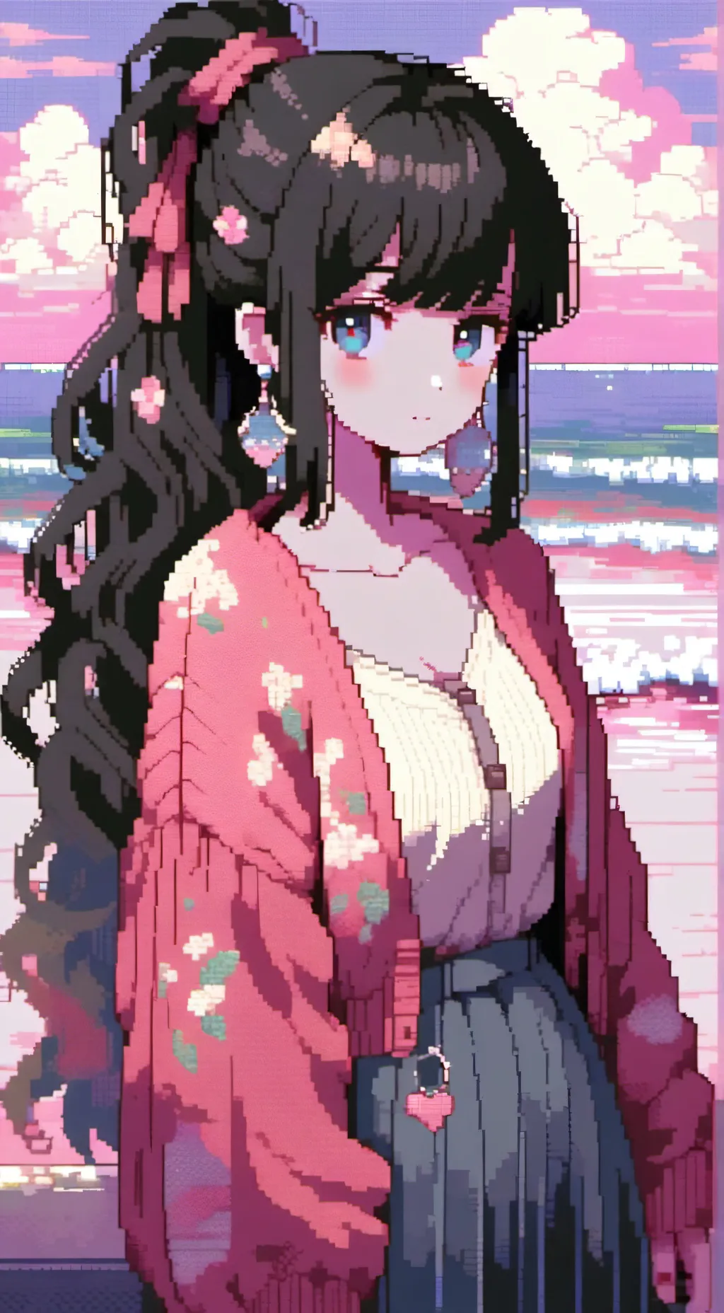 ai character: Naomi Mitsuo  background