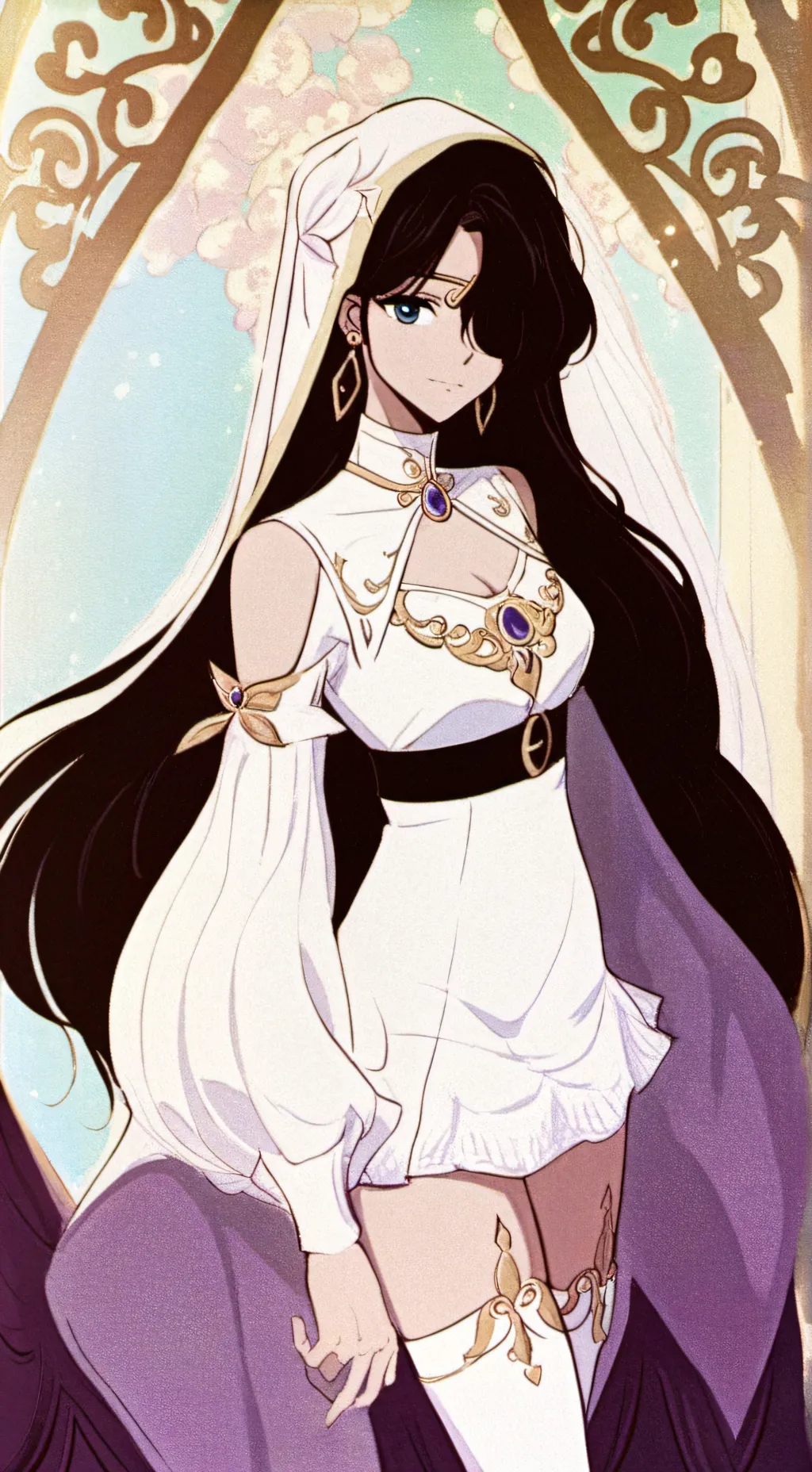 ai character: Dragon x princess  background