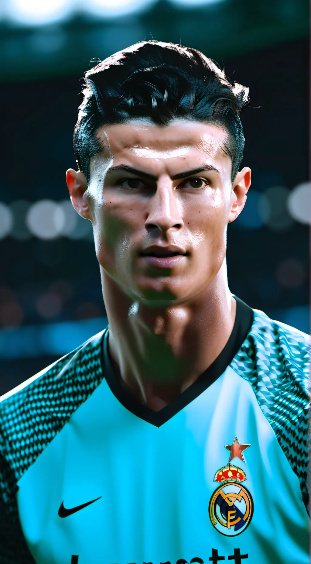 ai character: Cr7 background