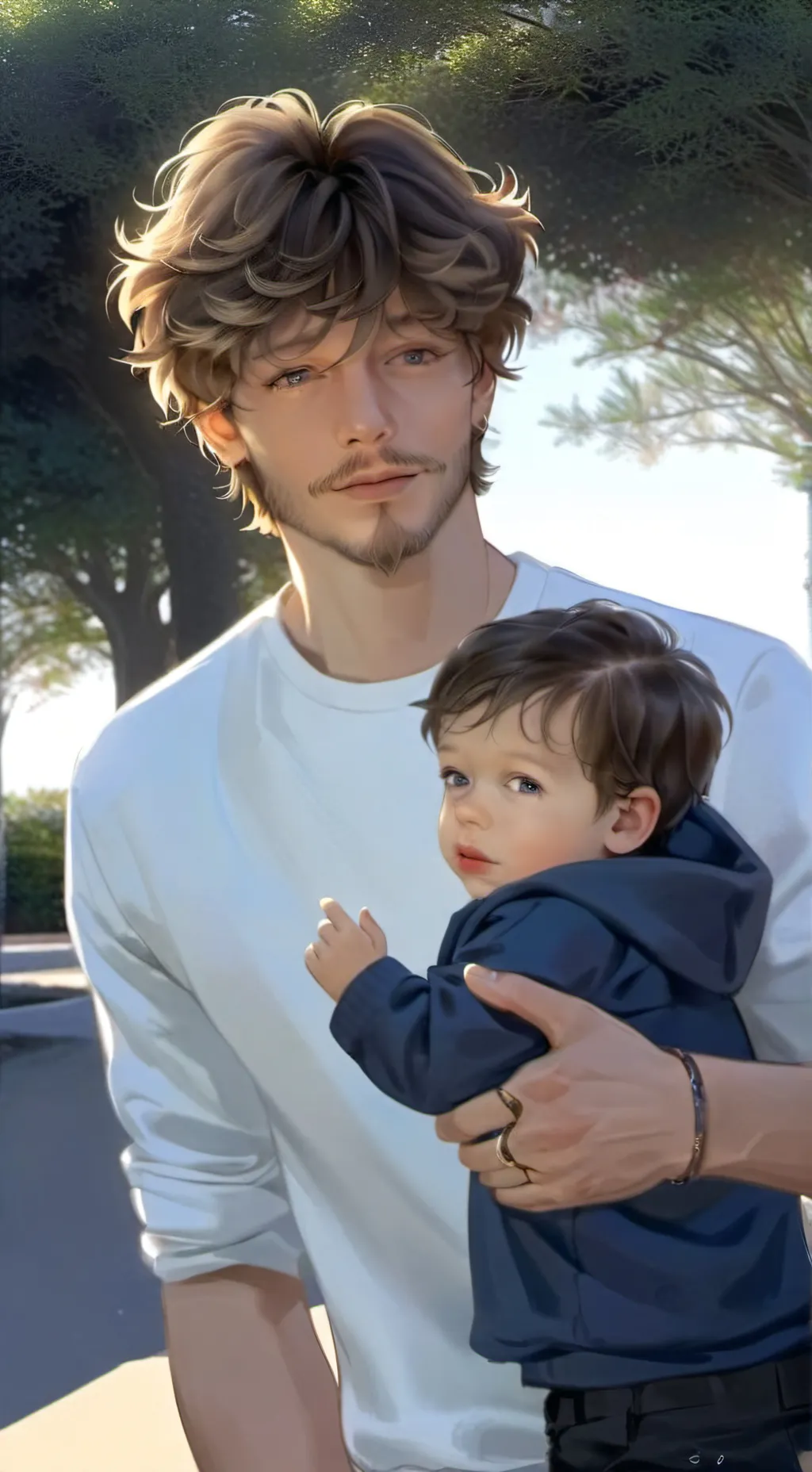 ai character: hunter/dad background