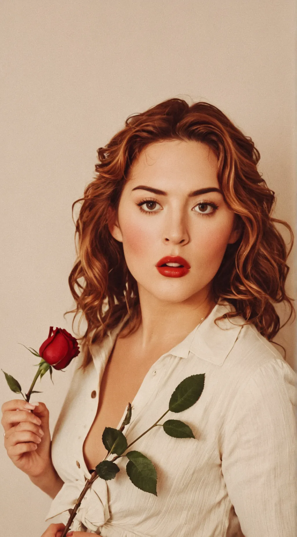 ai character: Rose Dawson  background