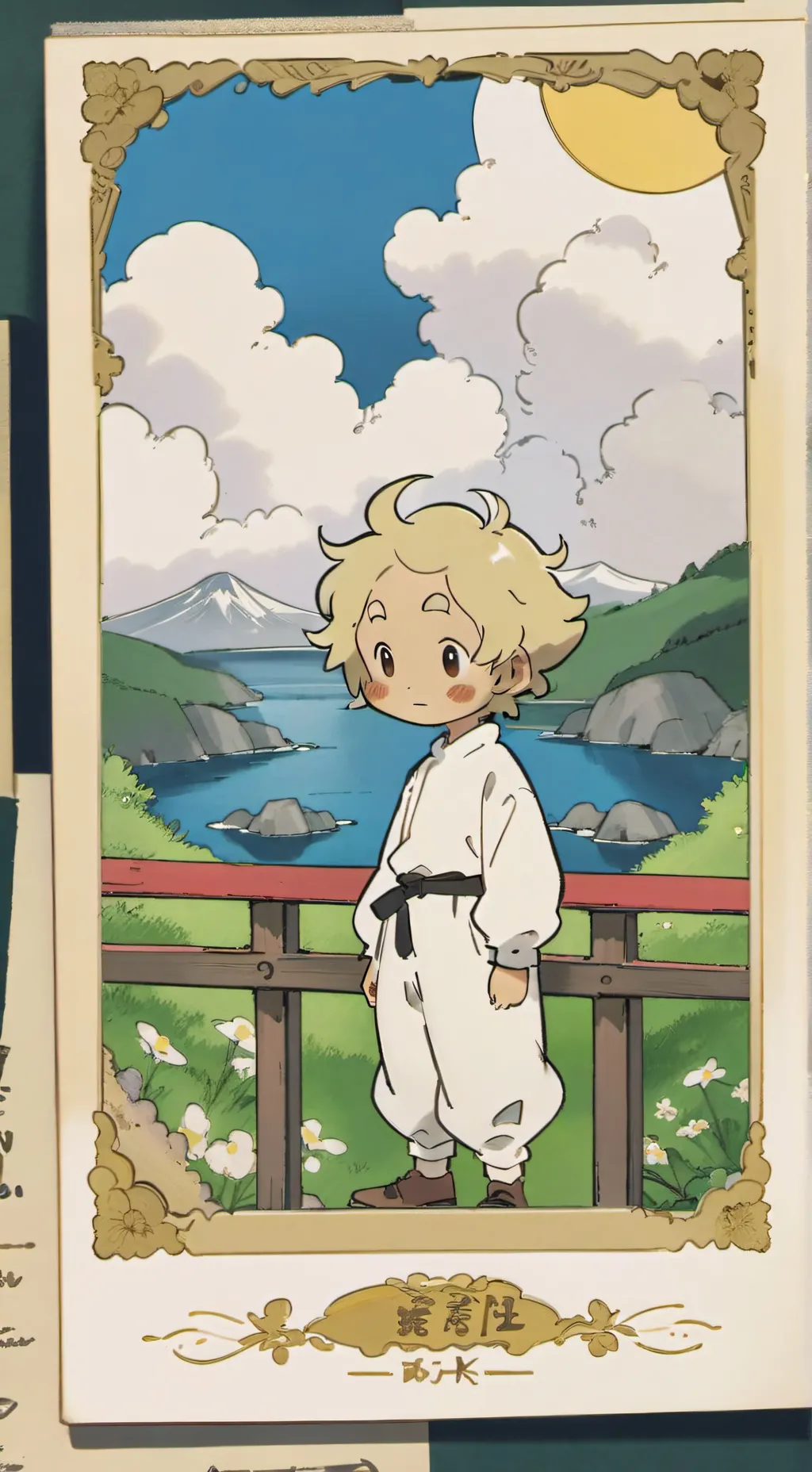 ai character: Leo  background