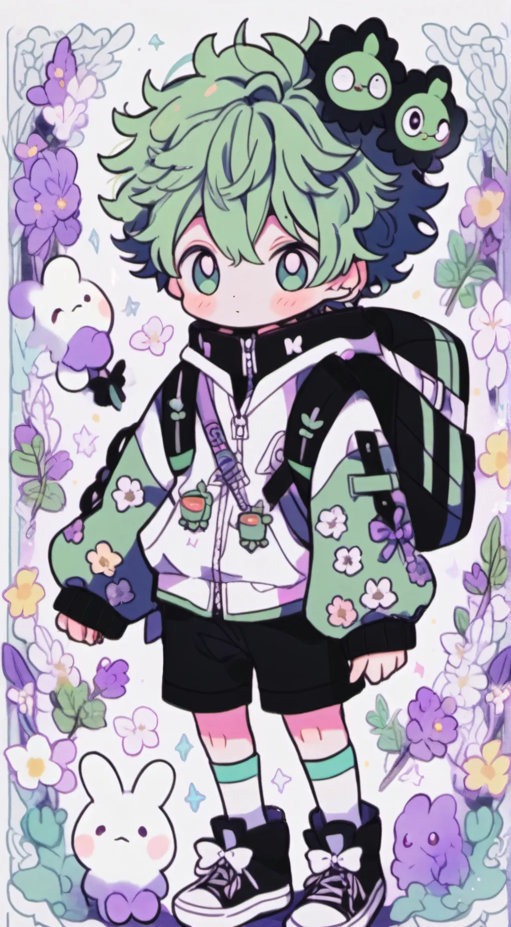 ai character: mha background