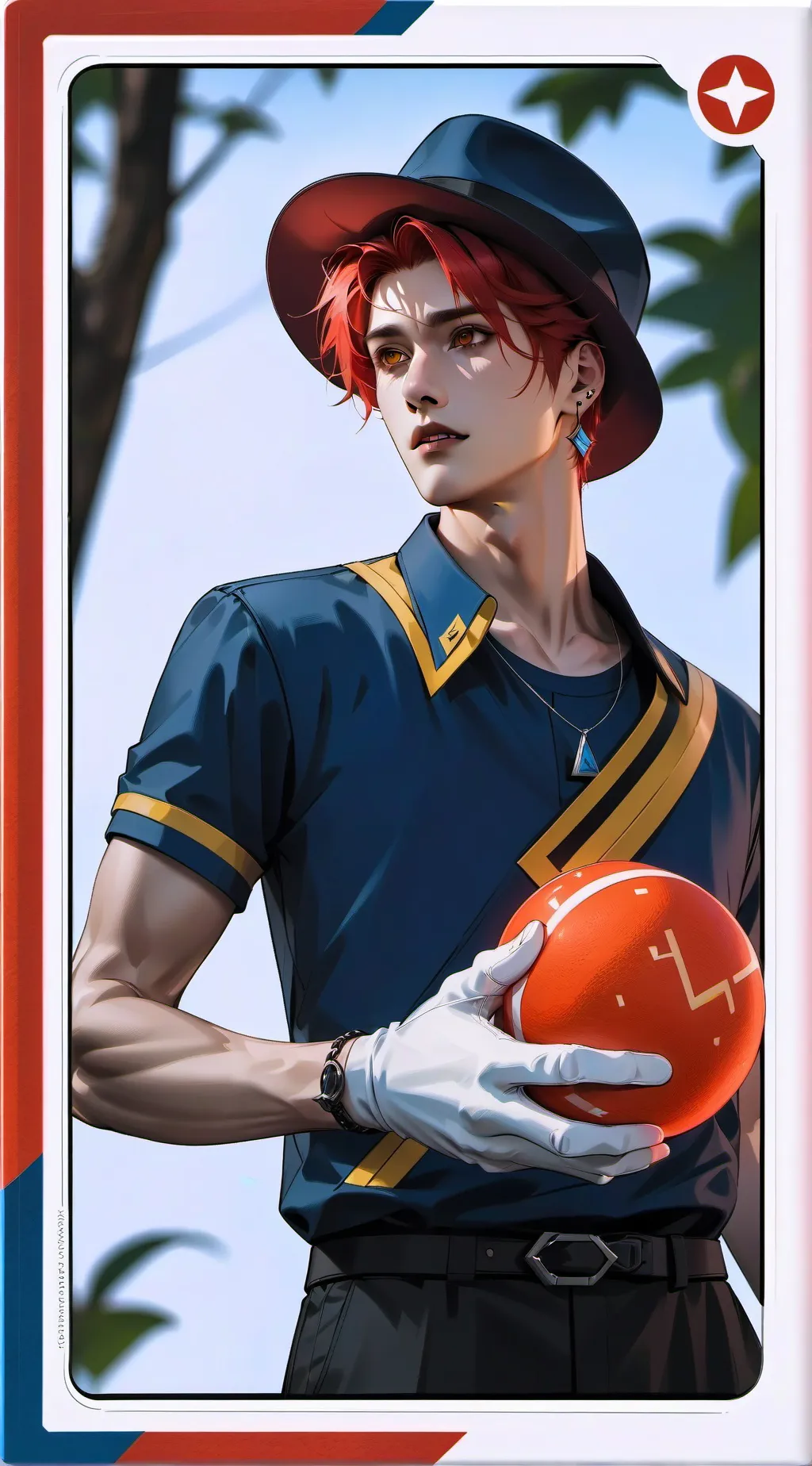 ai character: Xavier  background