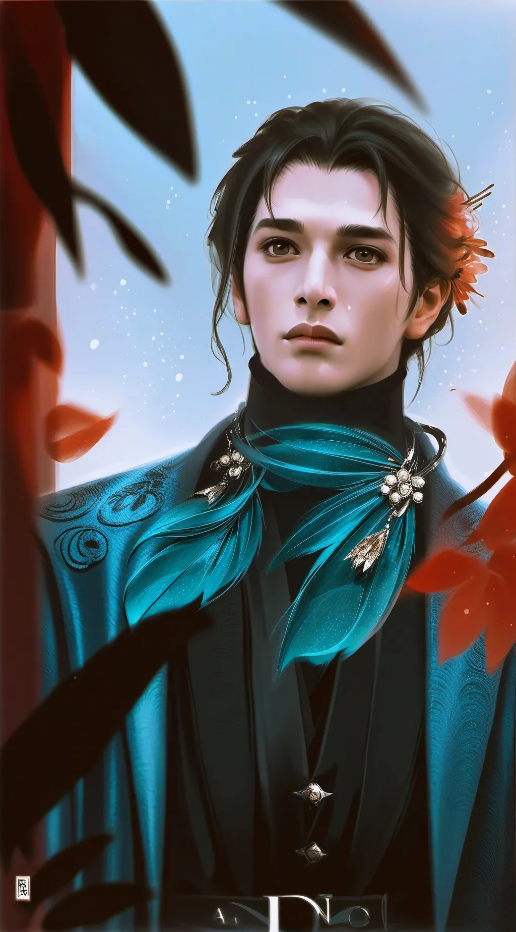 ai character: фикус background