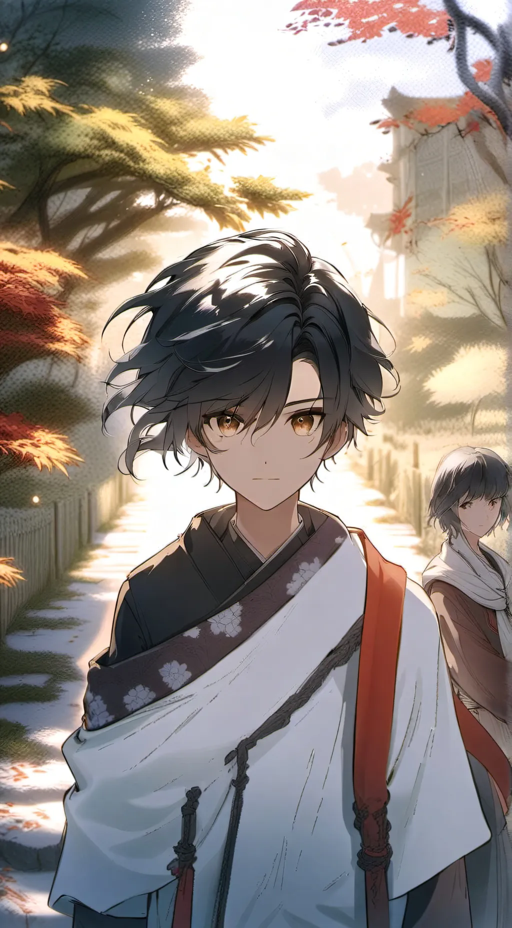 ai character: ashley and andrew  background