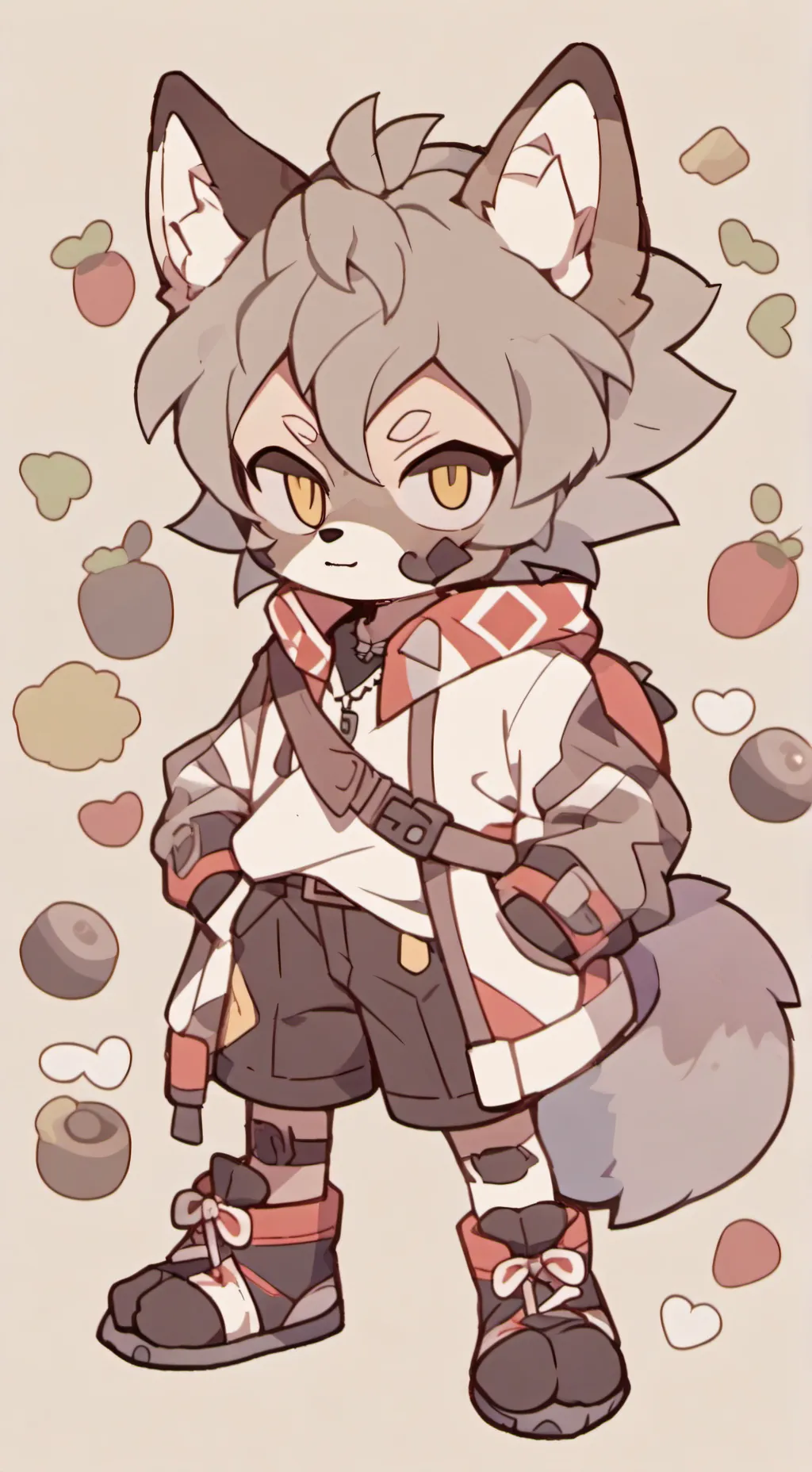 ai character: sprunki werewolf background