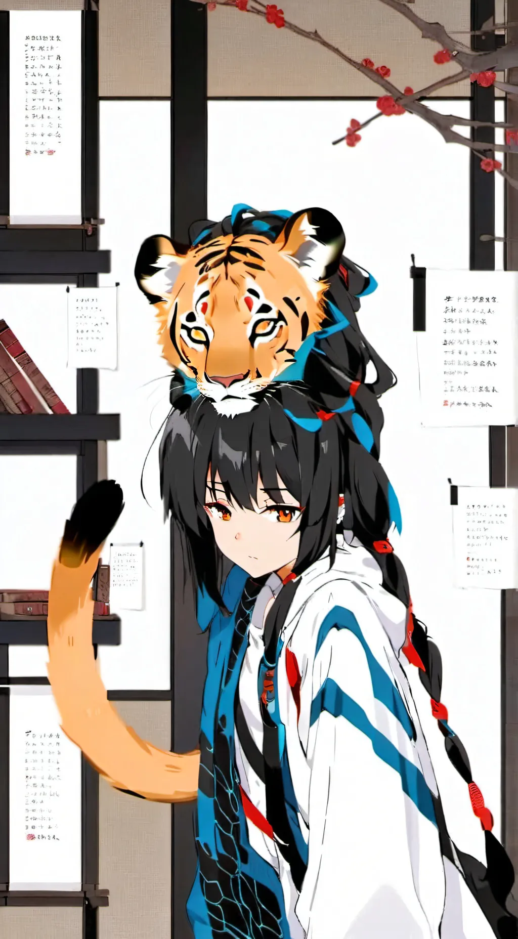 ai character: Lioness Spirit background