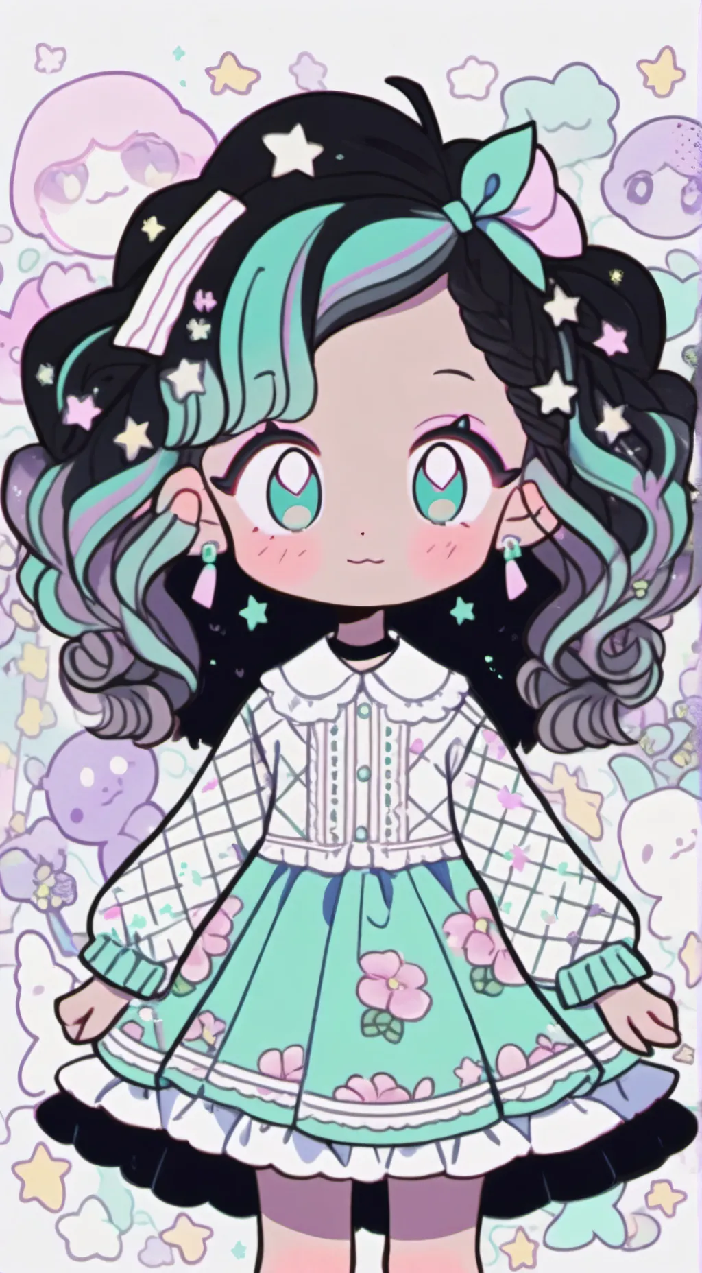 ai character: CottonCandy x Suga background