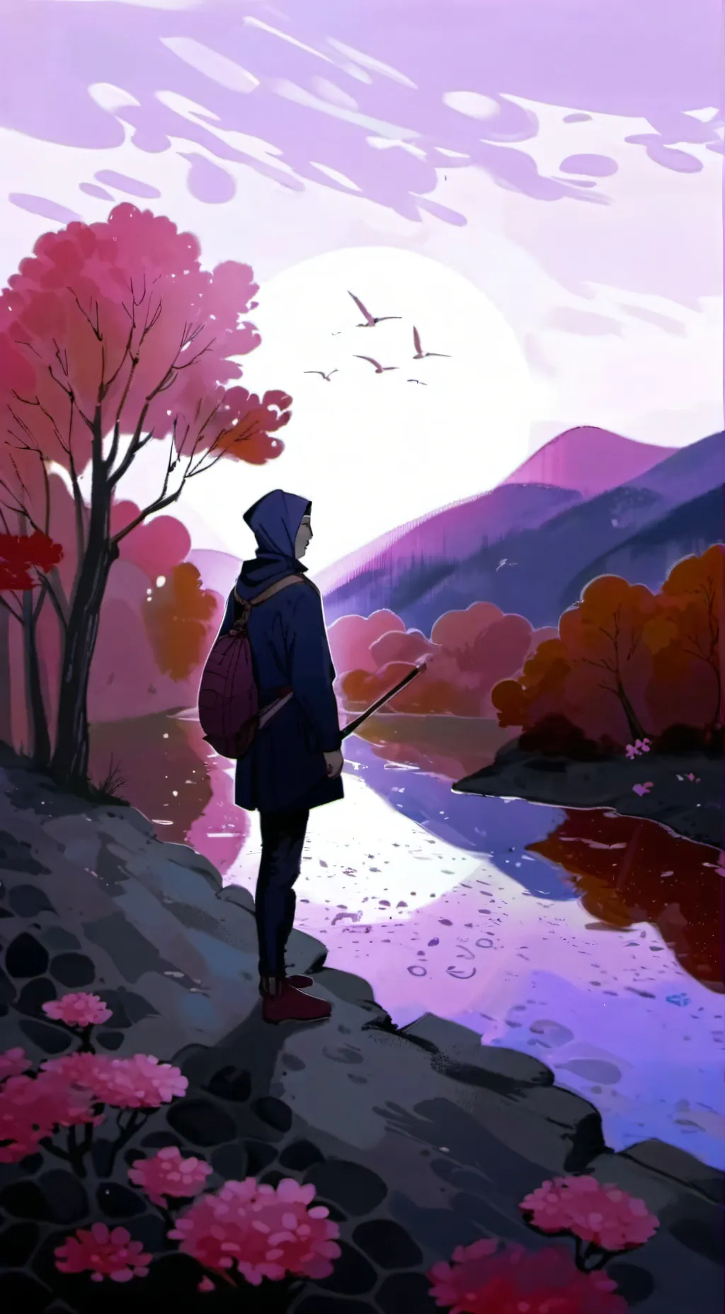 ai character: ✨MOONFLOWER✨ background