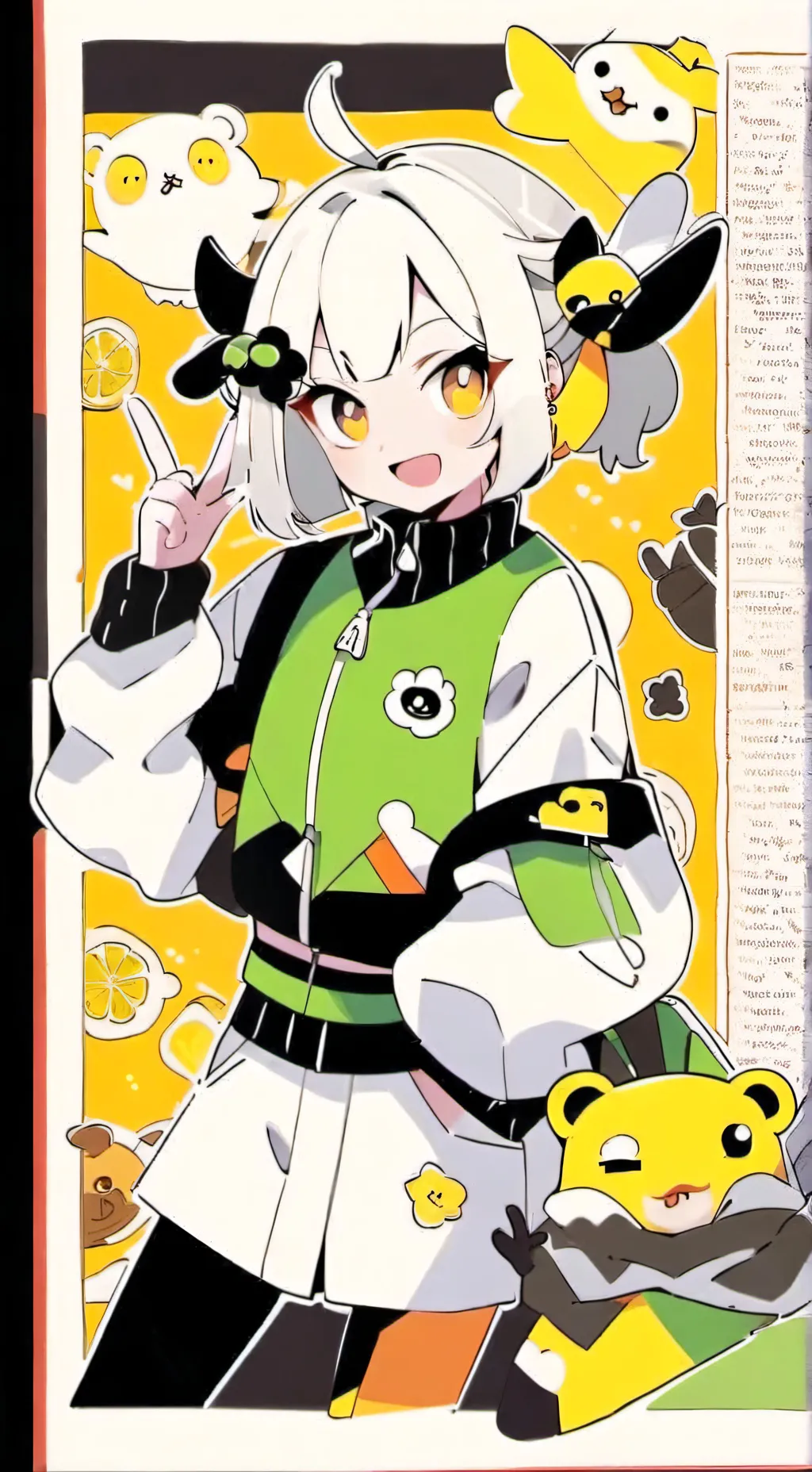 ai character: GIGI MURIN!! background