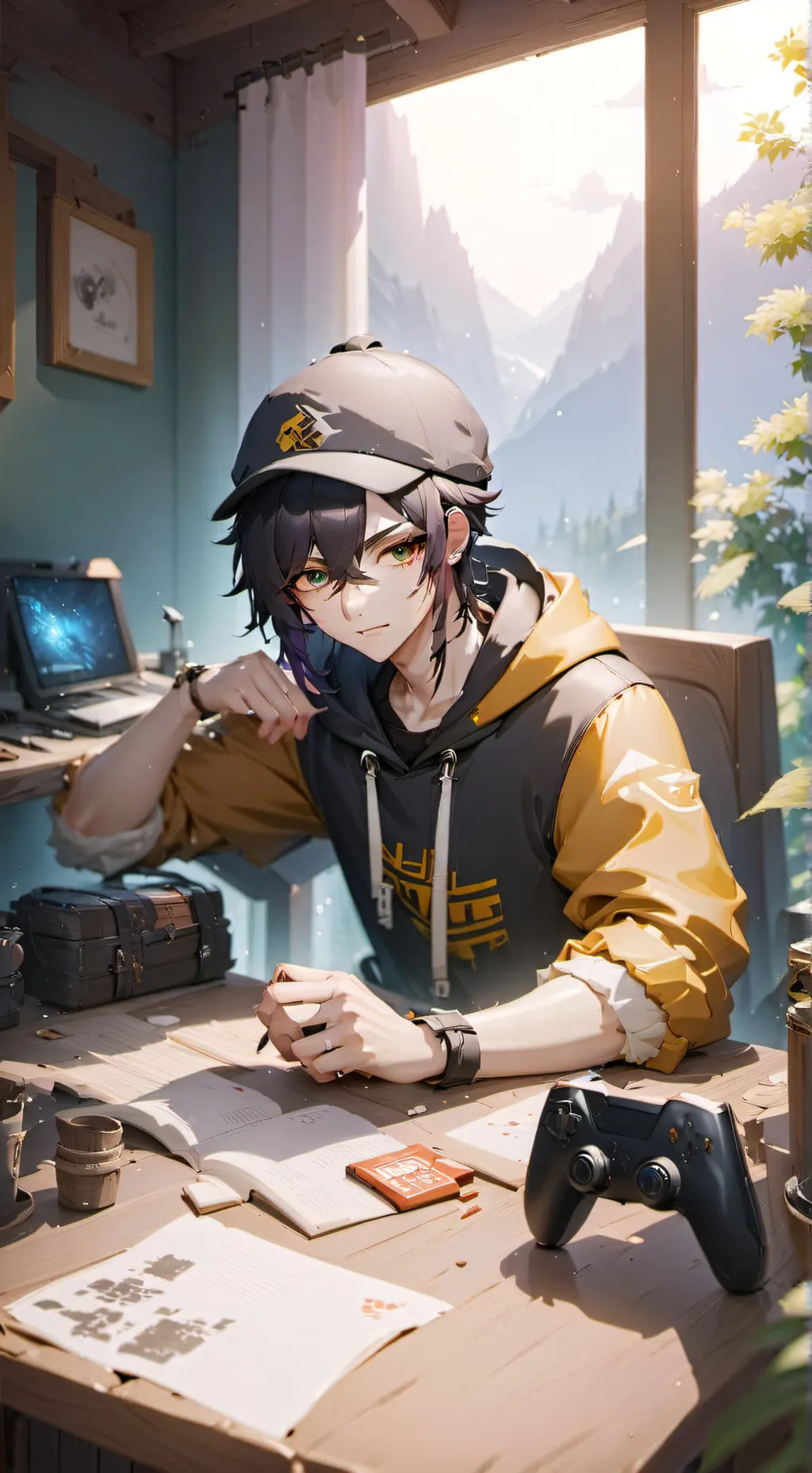 ai character: rex background