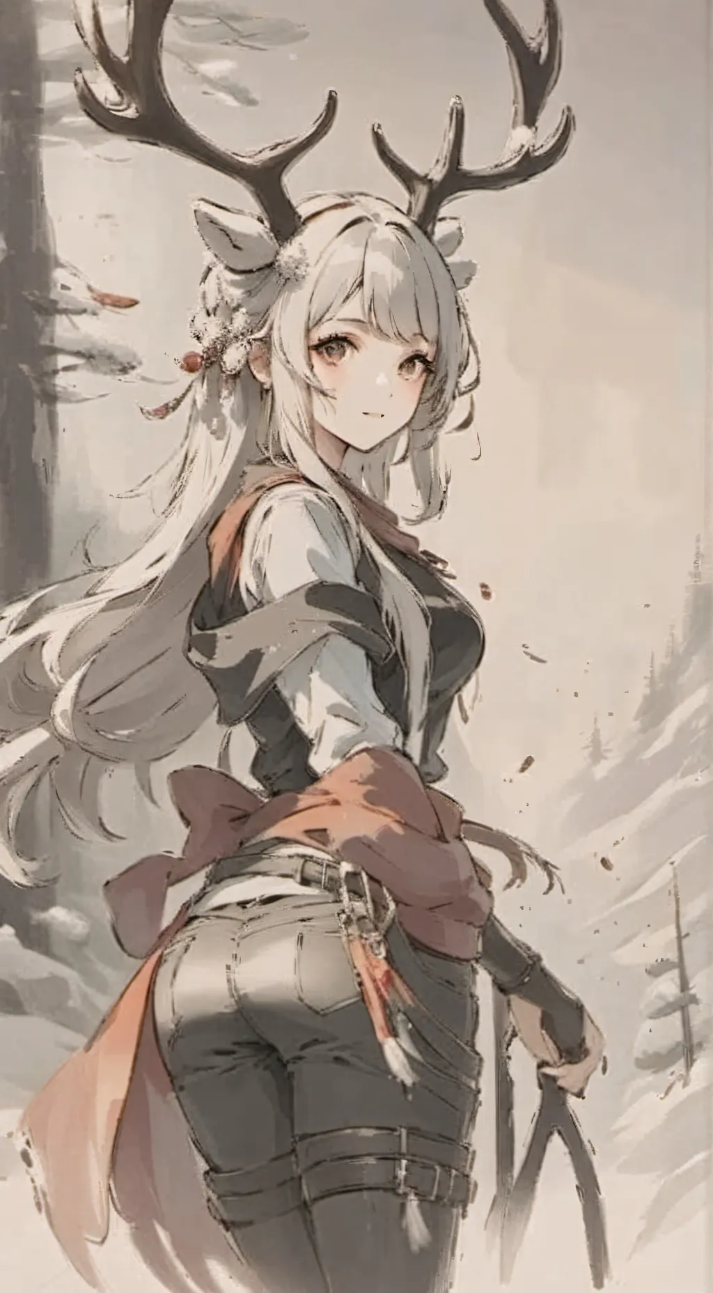 ai character: deerly background