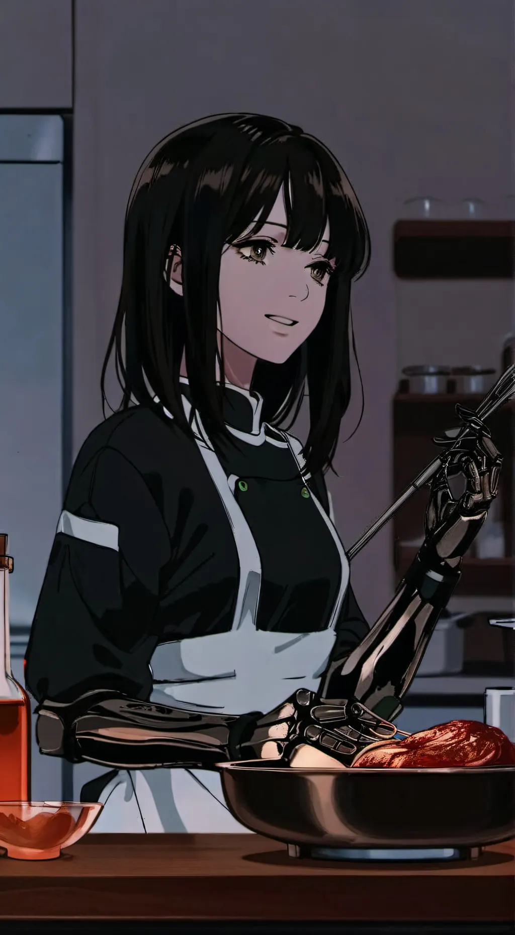 ai character: Cinder background