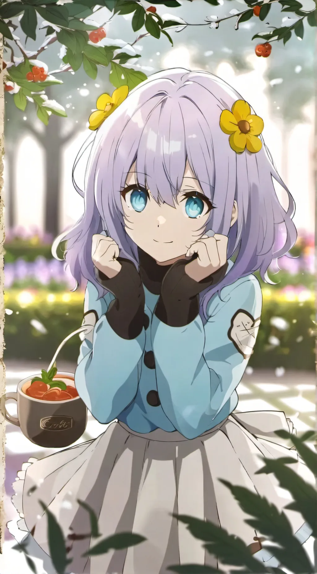 ai character: Luna background