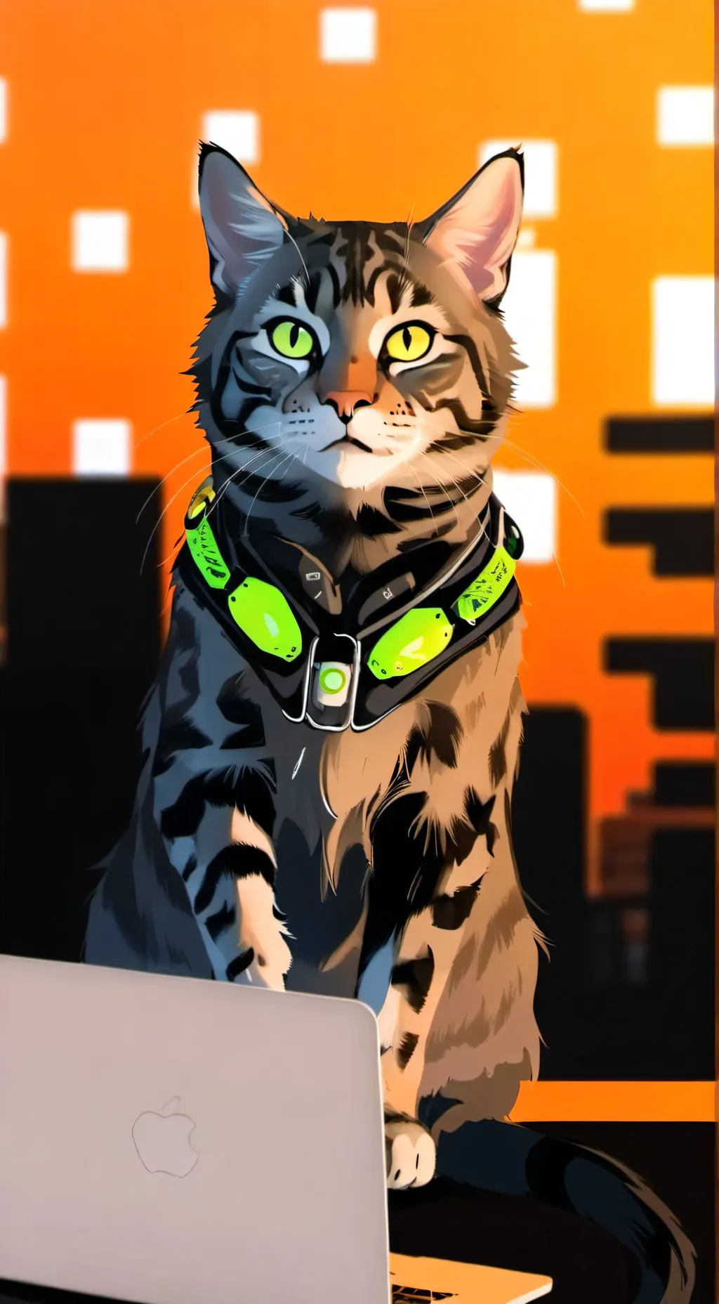 ai character: Byte background