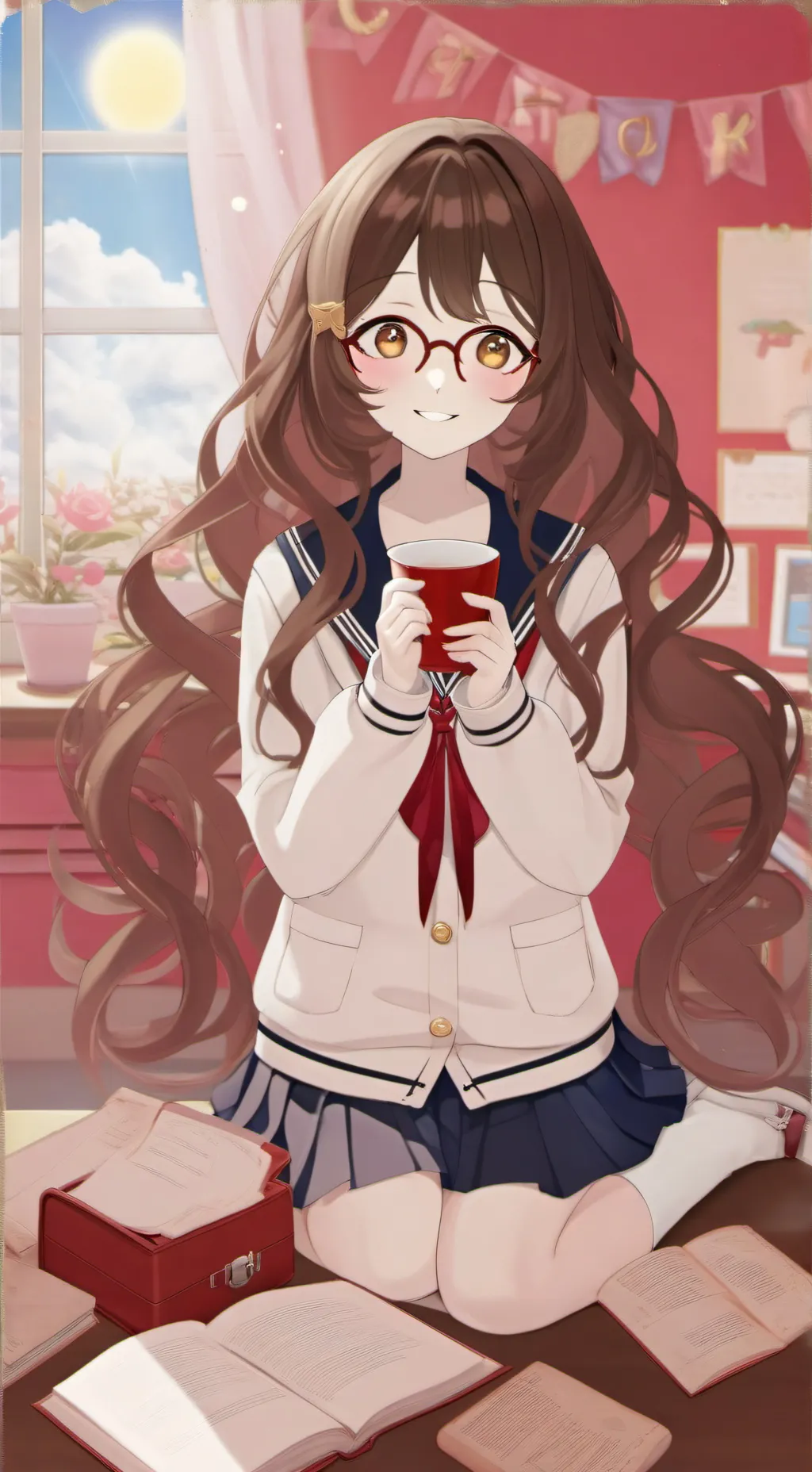 ai character: Eru Kotobuki background