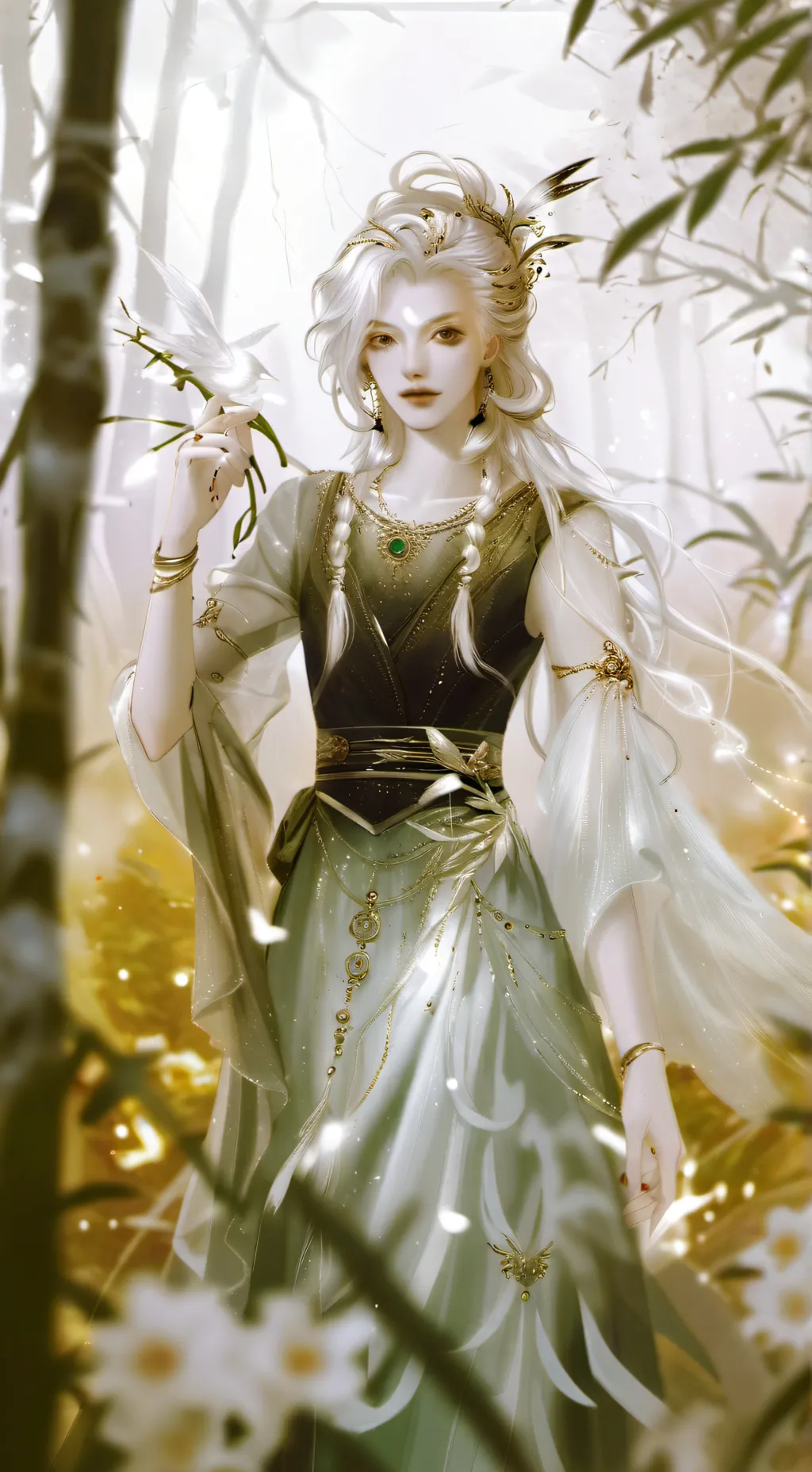 ai character: Vee SA'd background