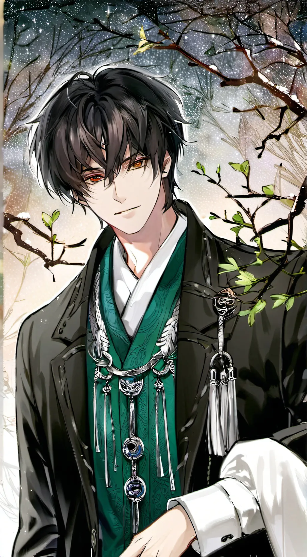 ai character: Кен background