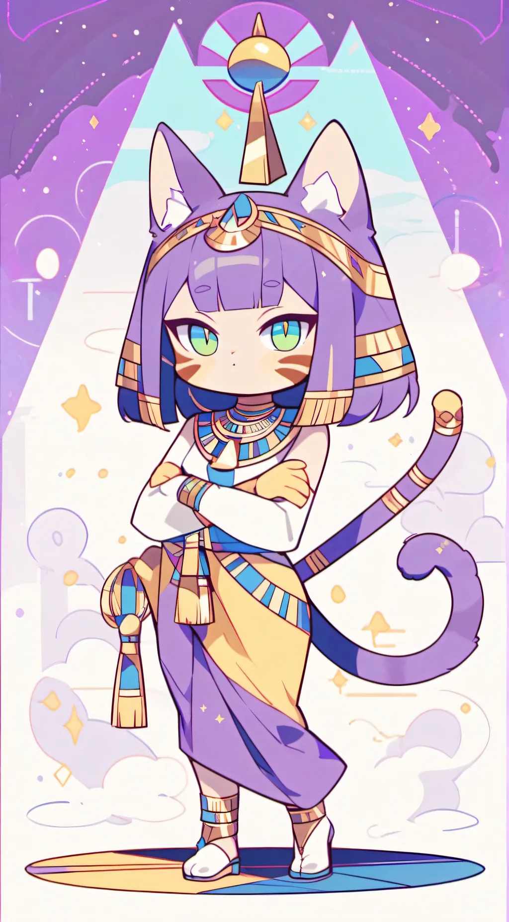 ai character: Ankha background