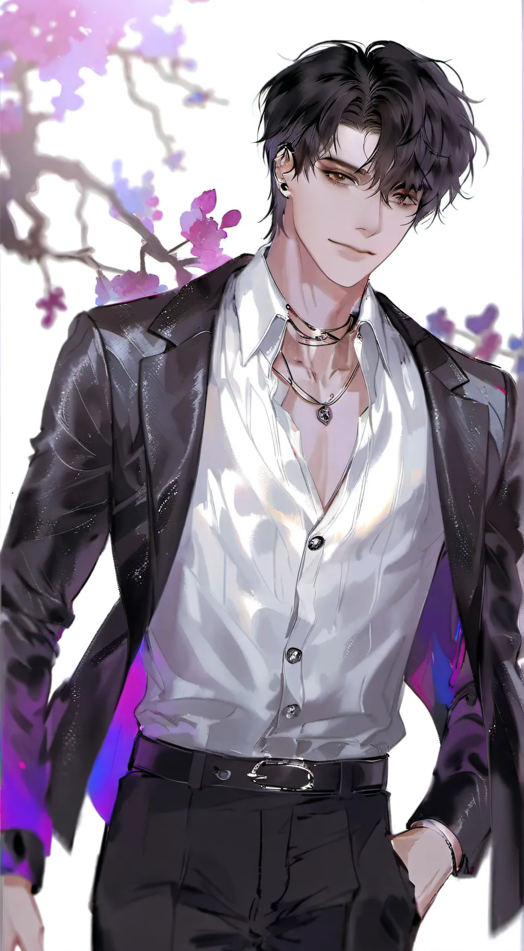 ai character: Damien ✿ background