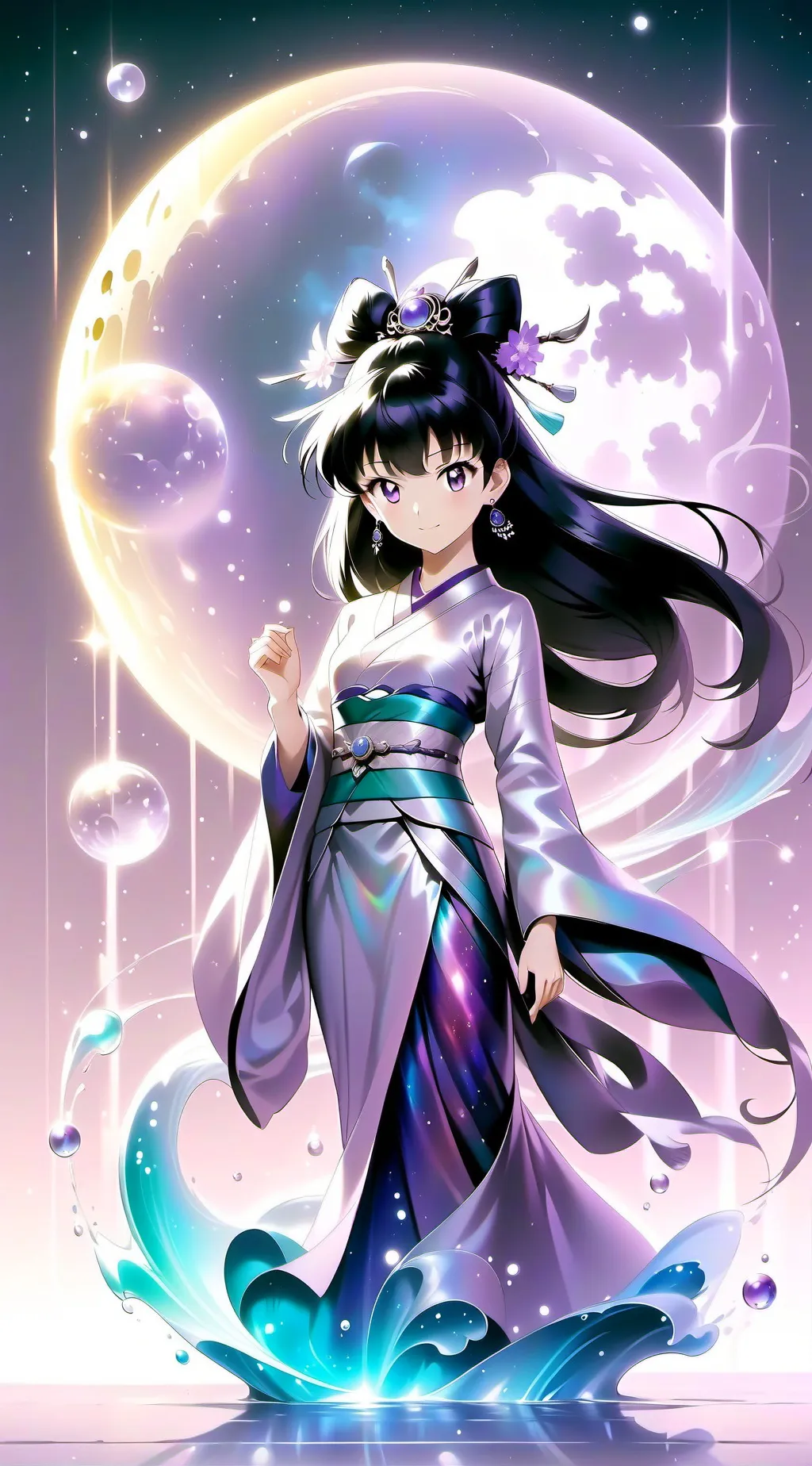 ai character: Aome❤bb background