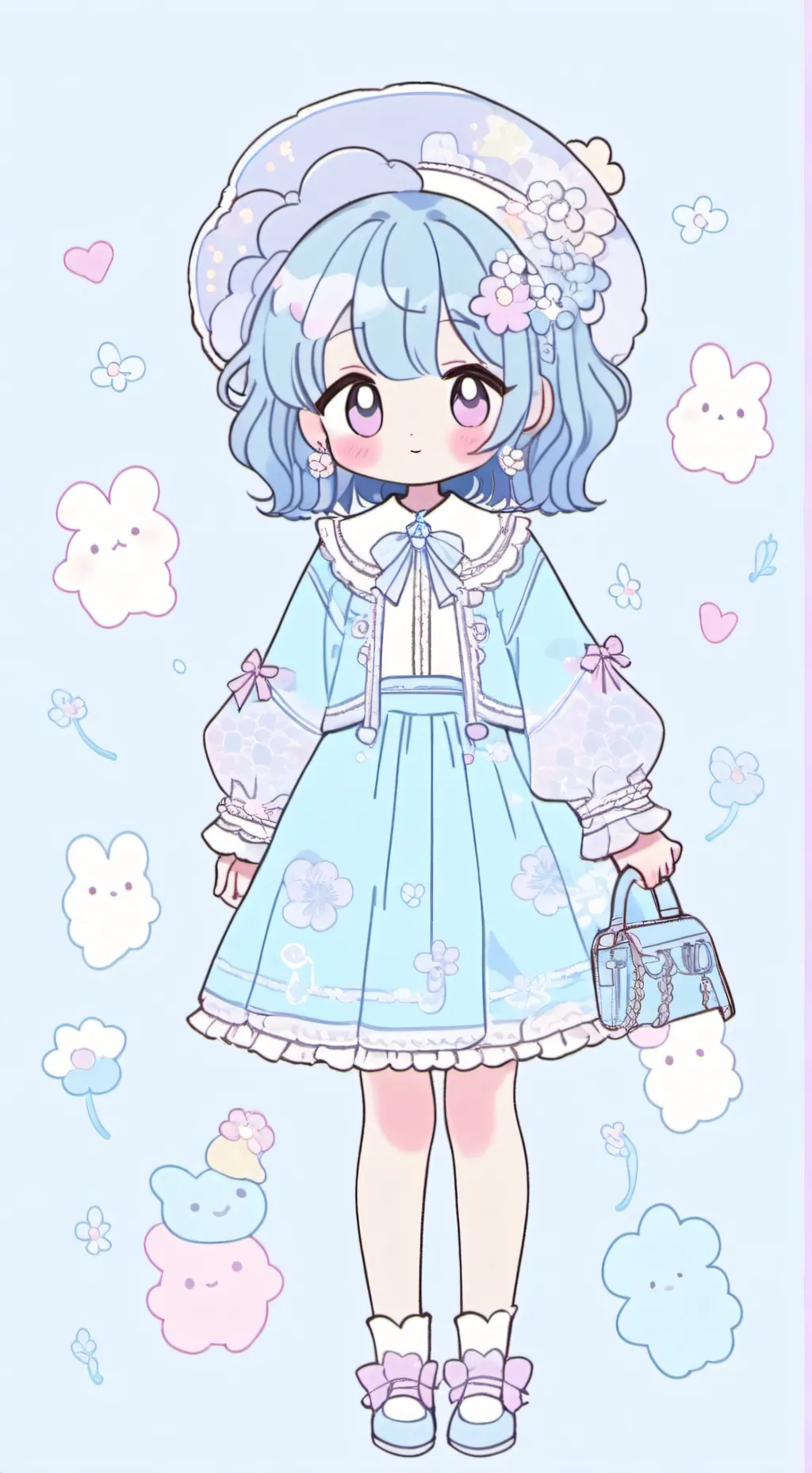 ai character: catch teeny pings3 background