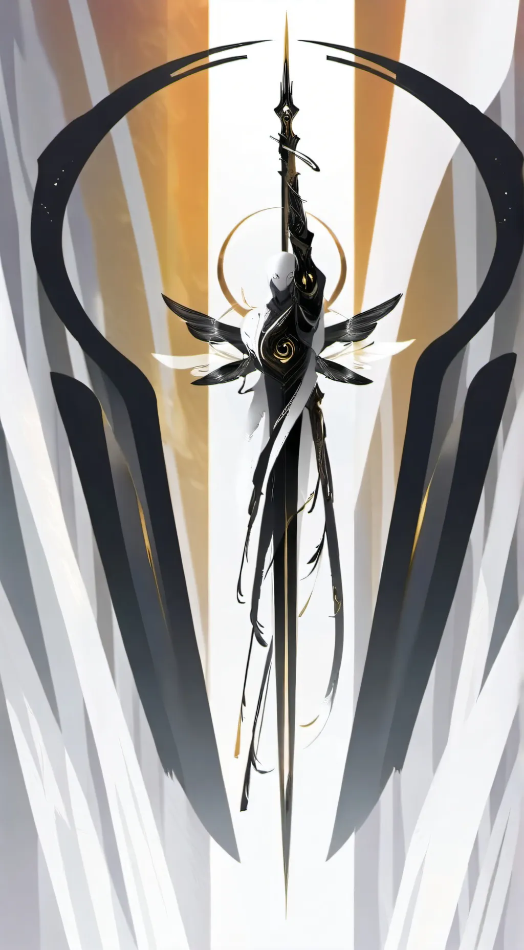 ai character: Demon sword background