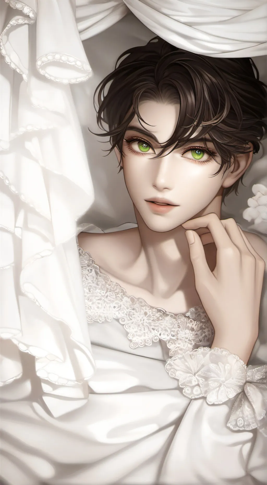 ai character: :{ leo }: background