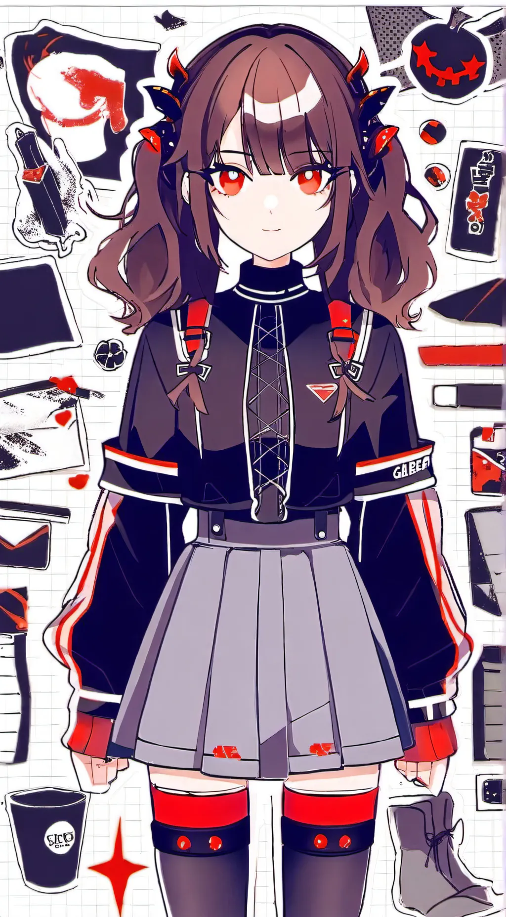 ai character: MHA x your school background