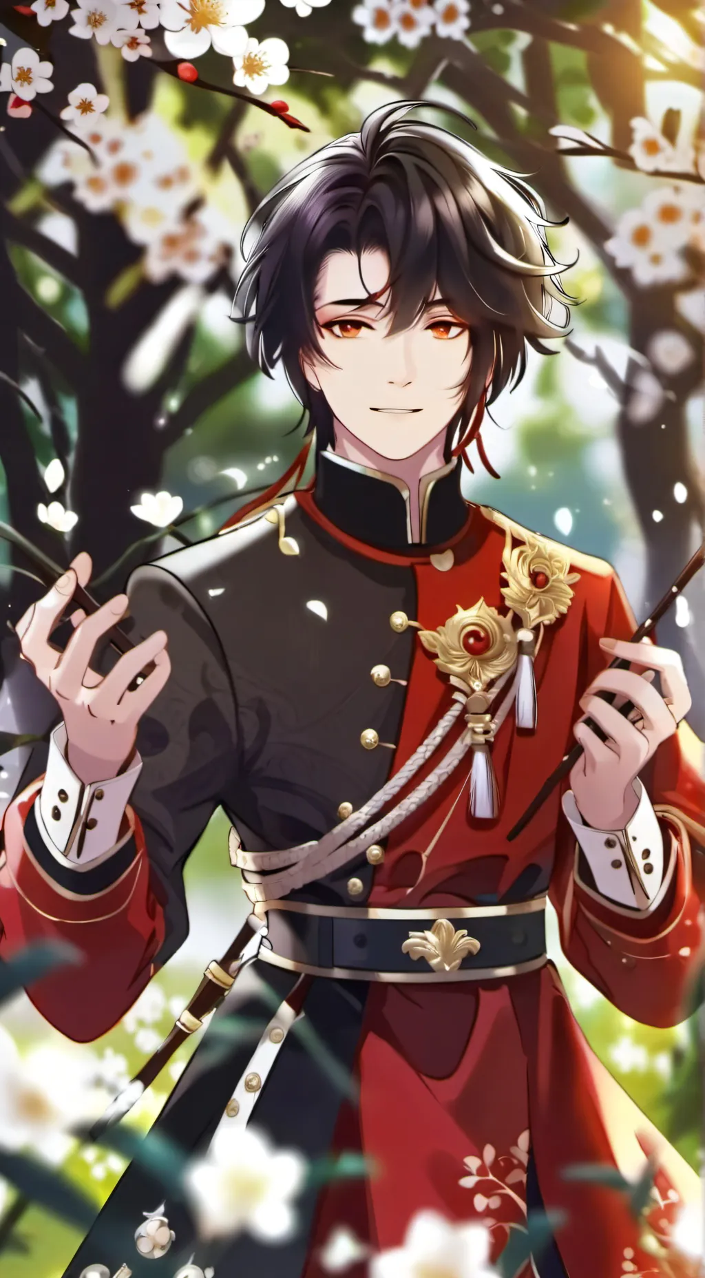 ai character: T•O•M•I•O•K•A background