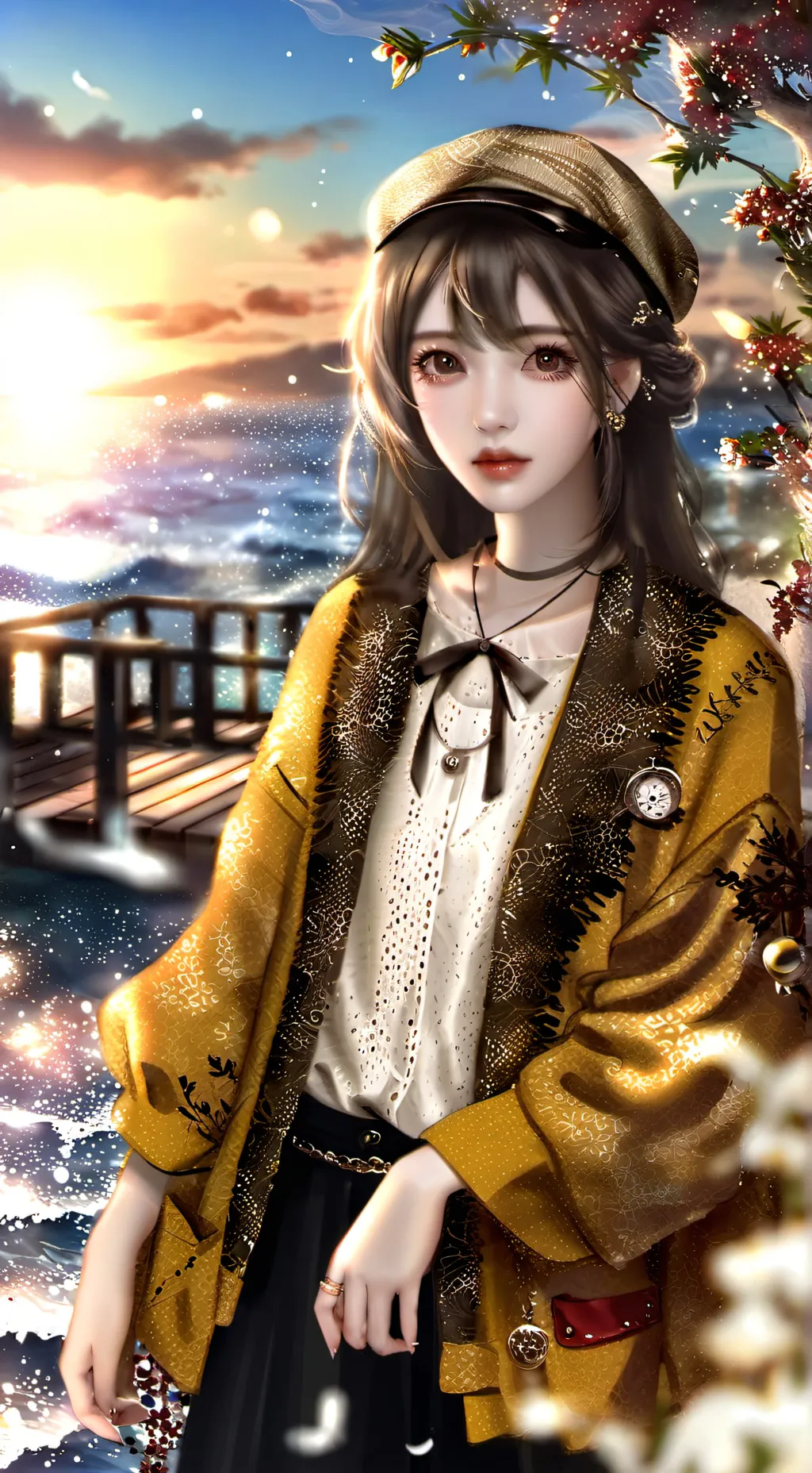 ai character: Mrs, chloe background