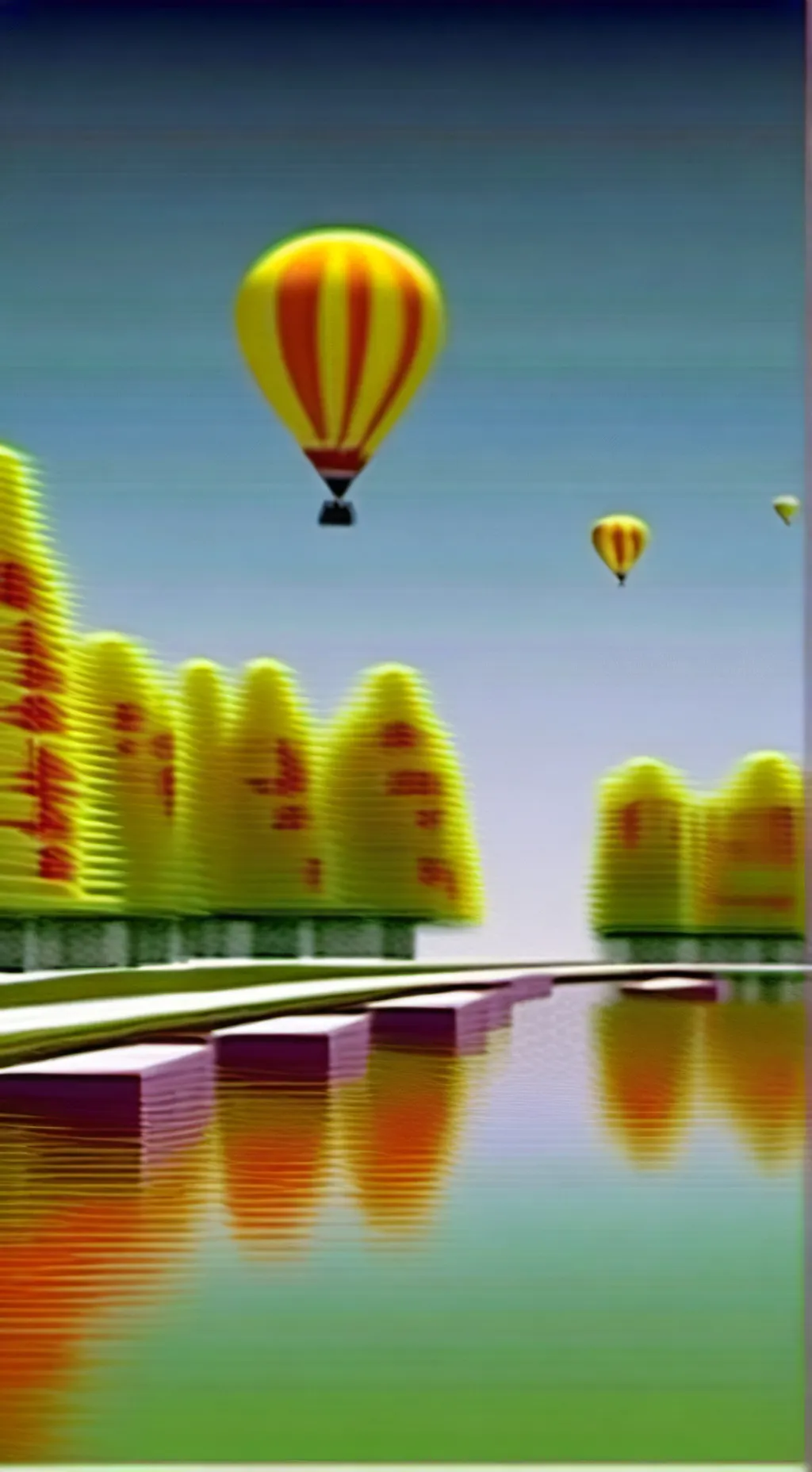 ai character: Dream/weirdcore background