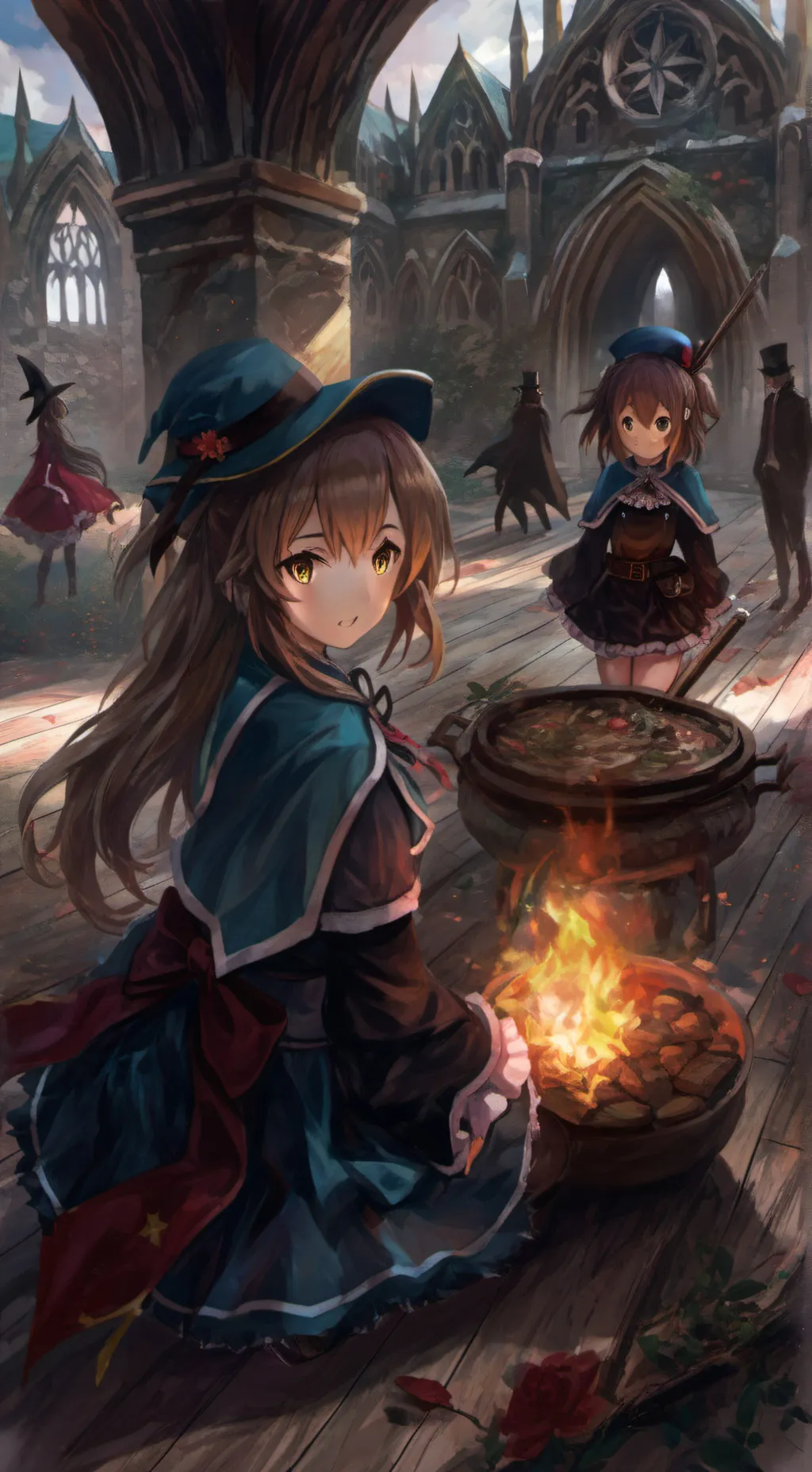 ai character: konosuba  background