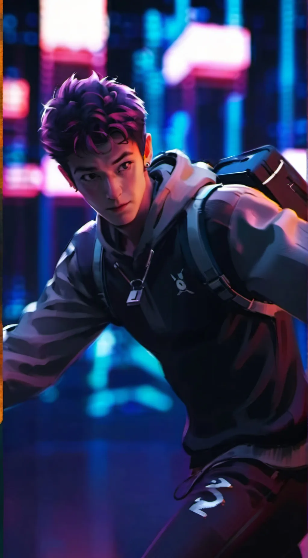 ai character: thanos background