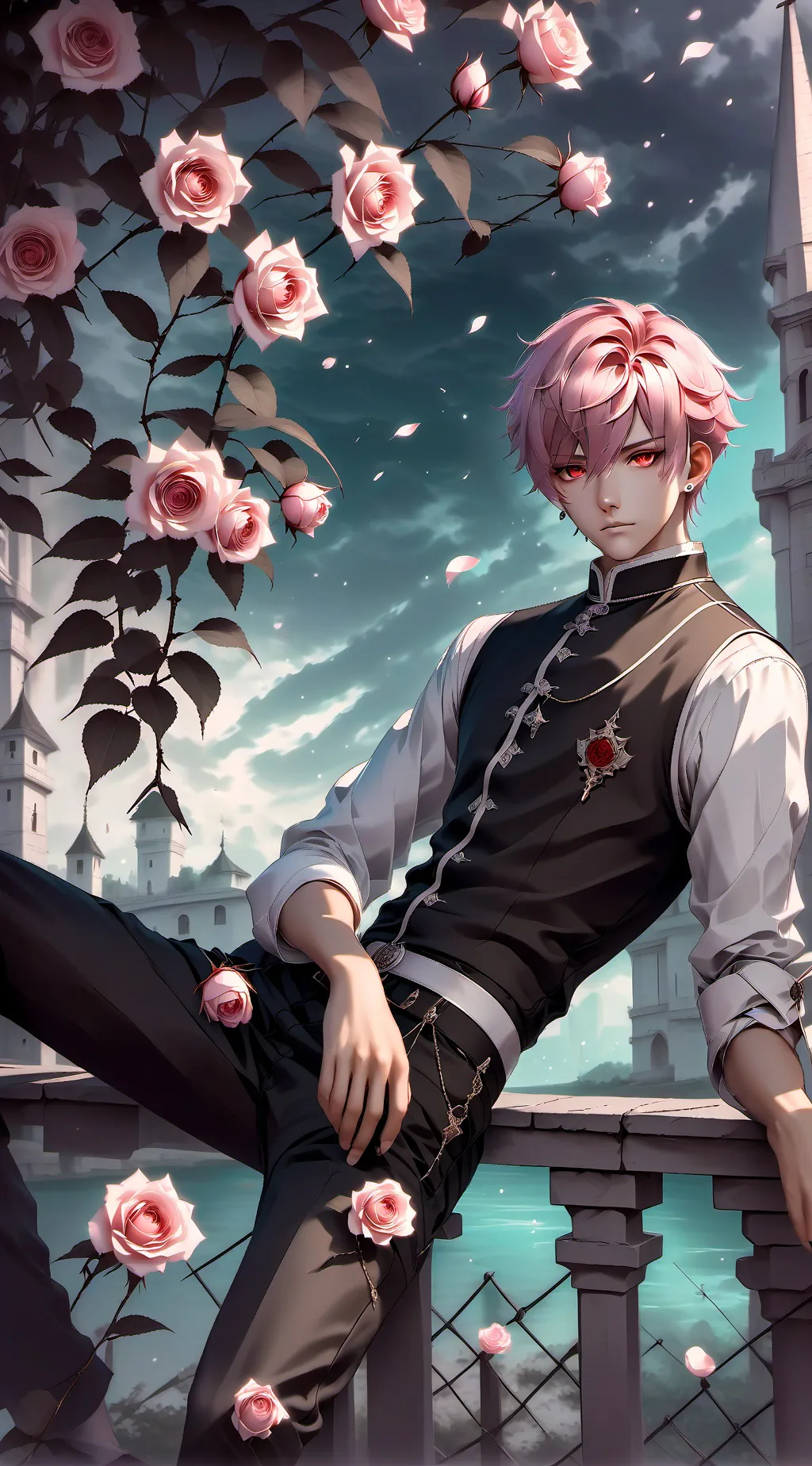 ai character: luis y luz background