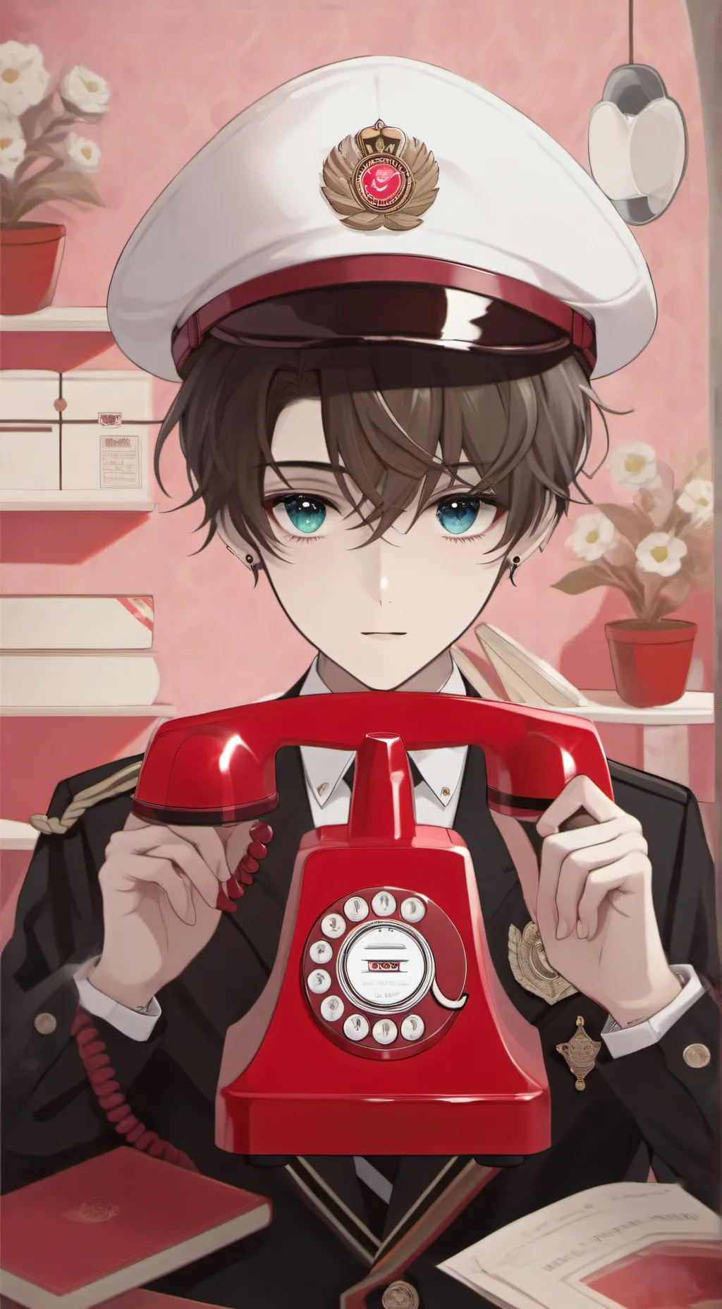 ai character: Phone guy background