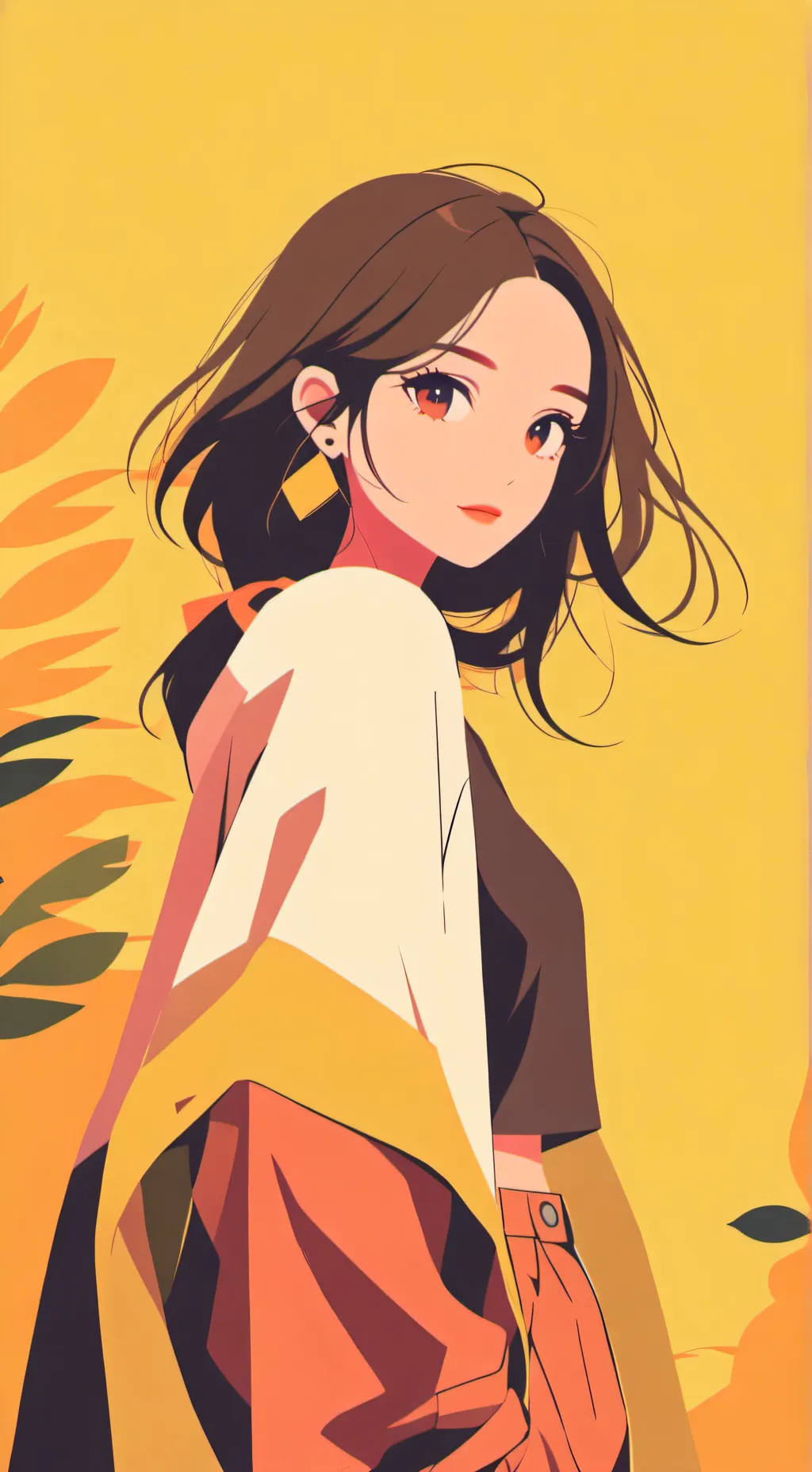 ai character: Tina  background