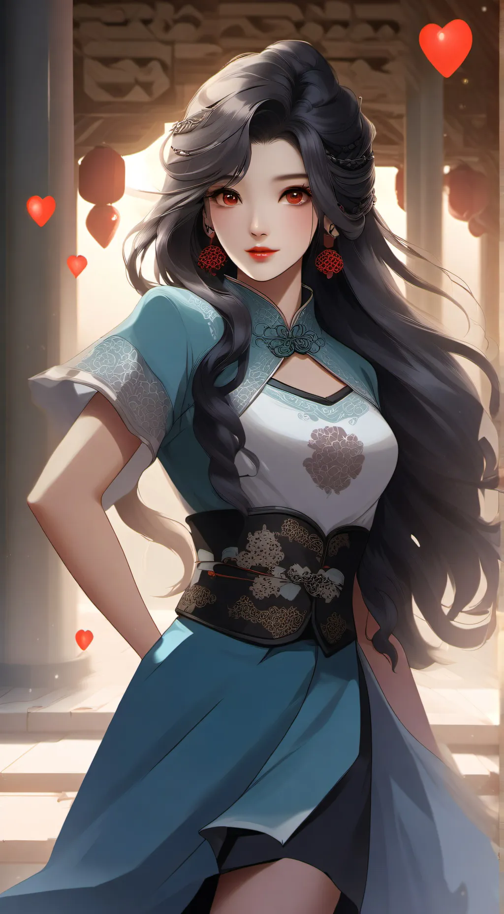 ai character: dw i love you  background