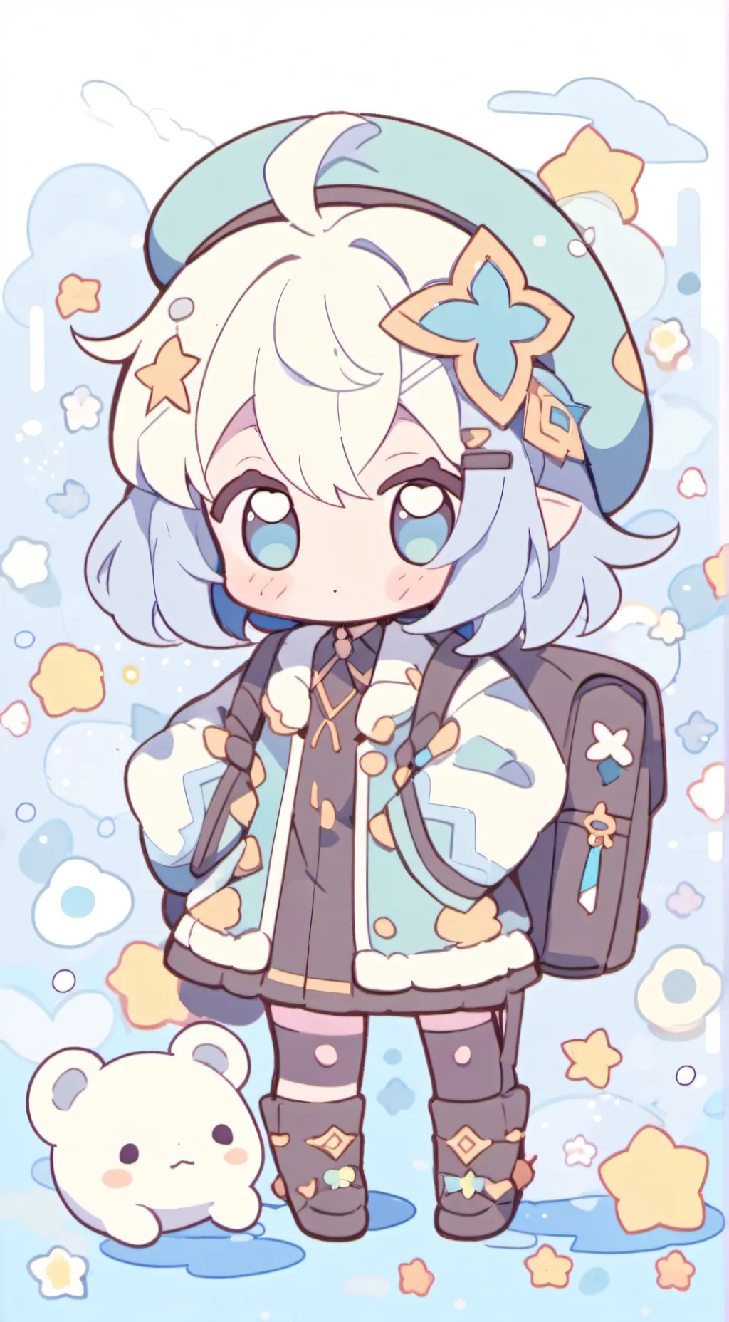 ai character: MHA🫶🏻 background