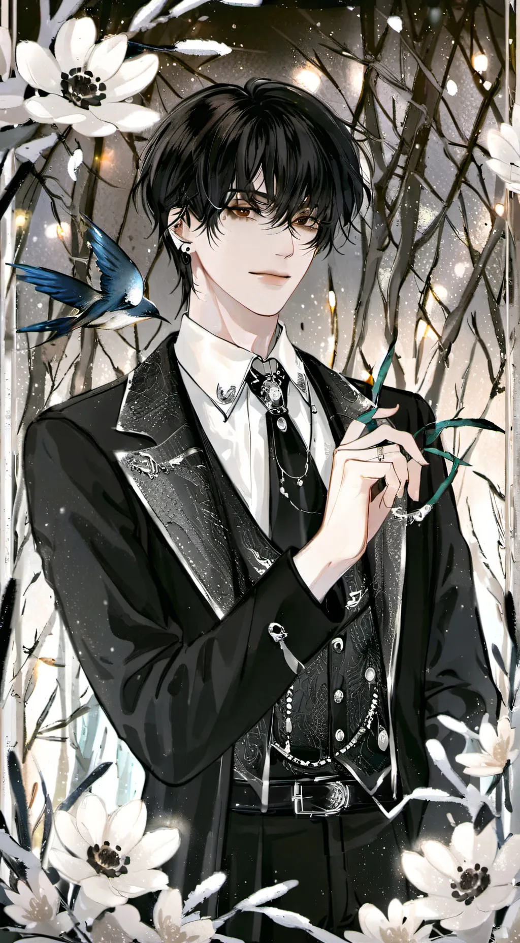 ai character: 💋≤~Ebony~≥💋 background