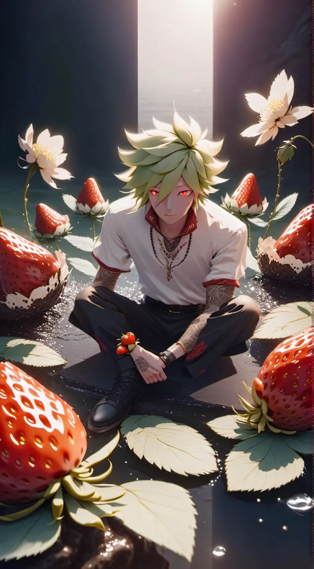 ai character: 🌹Freaky~SPROUT~🍓 background