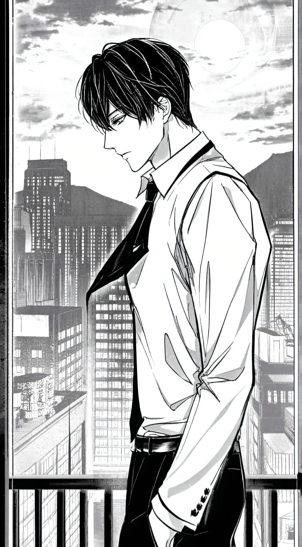 ai character: Adrien background