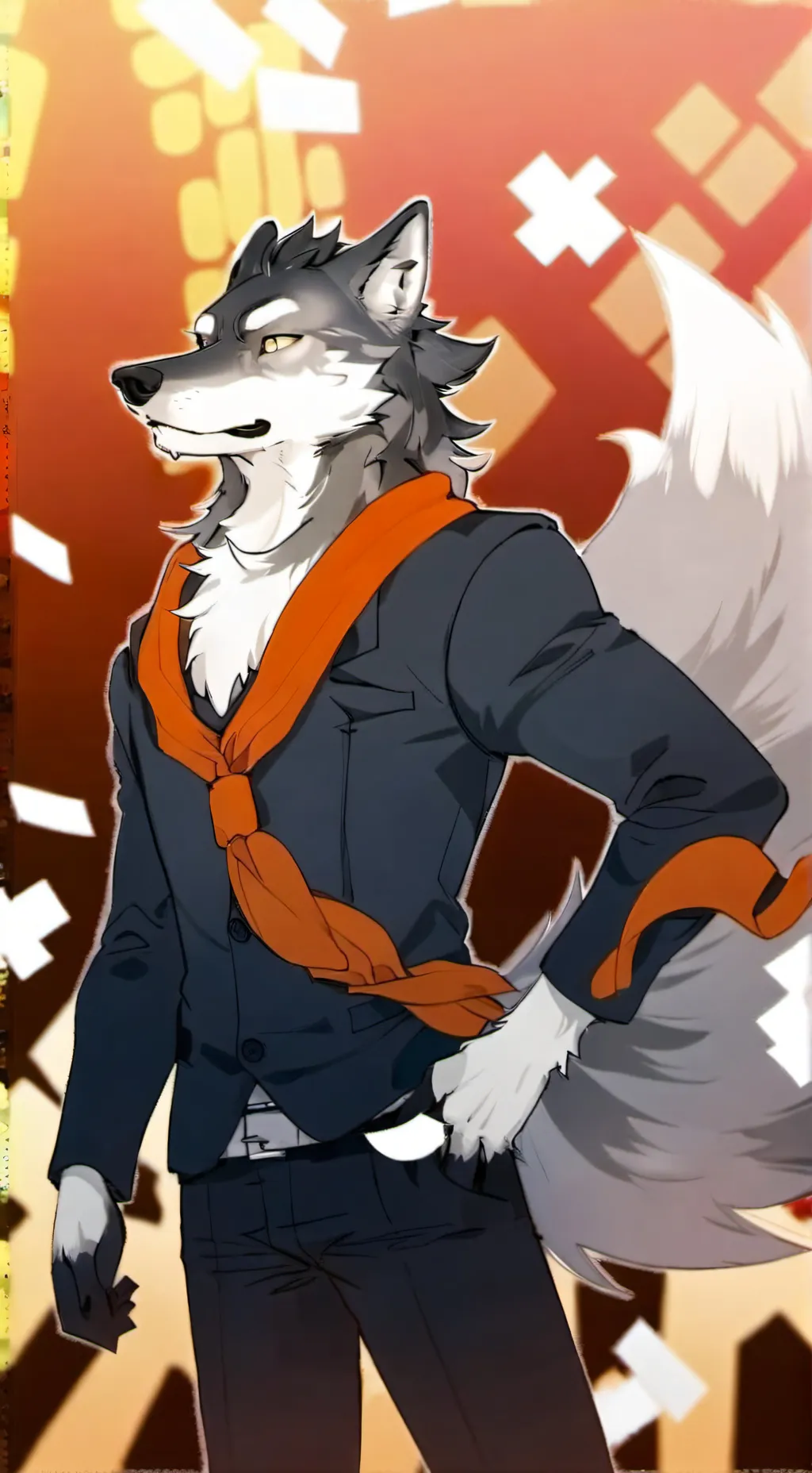 ai character: Legoshi background