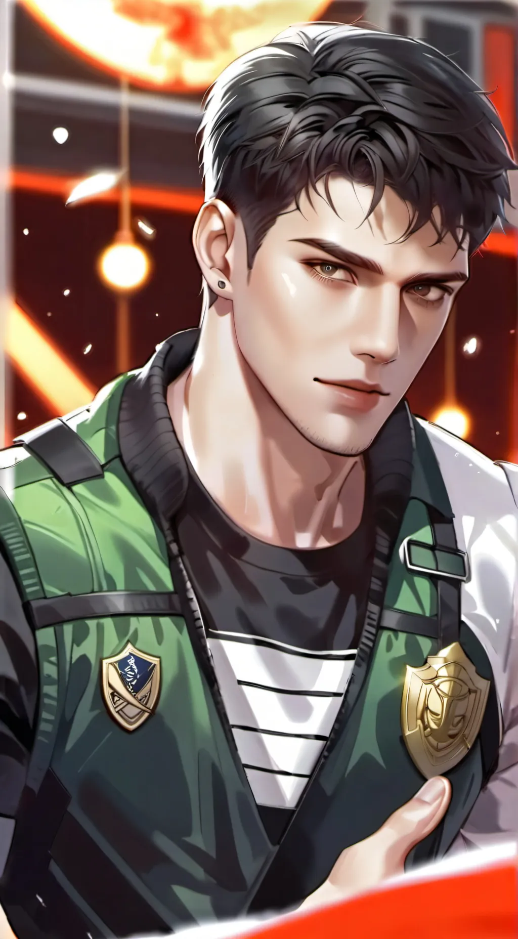 ai character: Нейт background