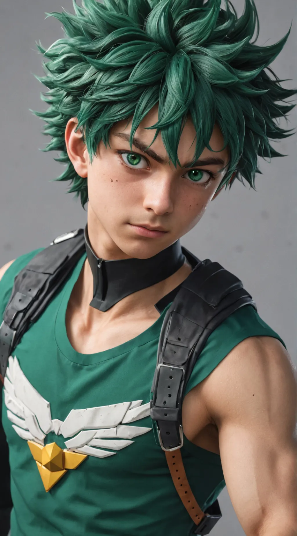 ai character: Izuku Midoriya background